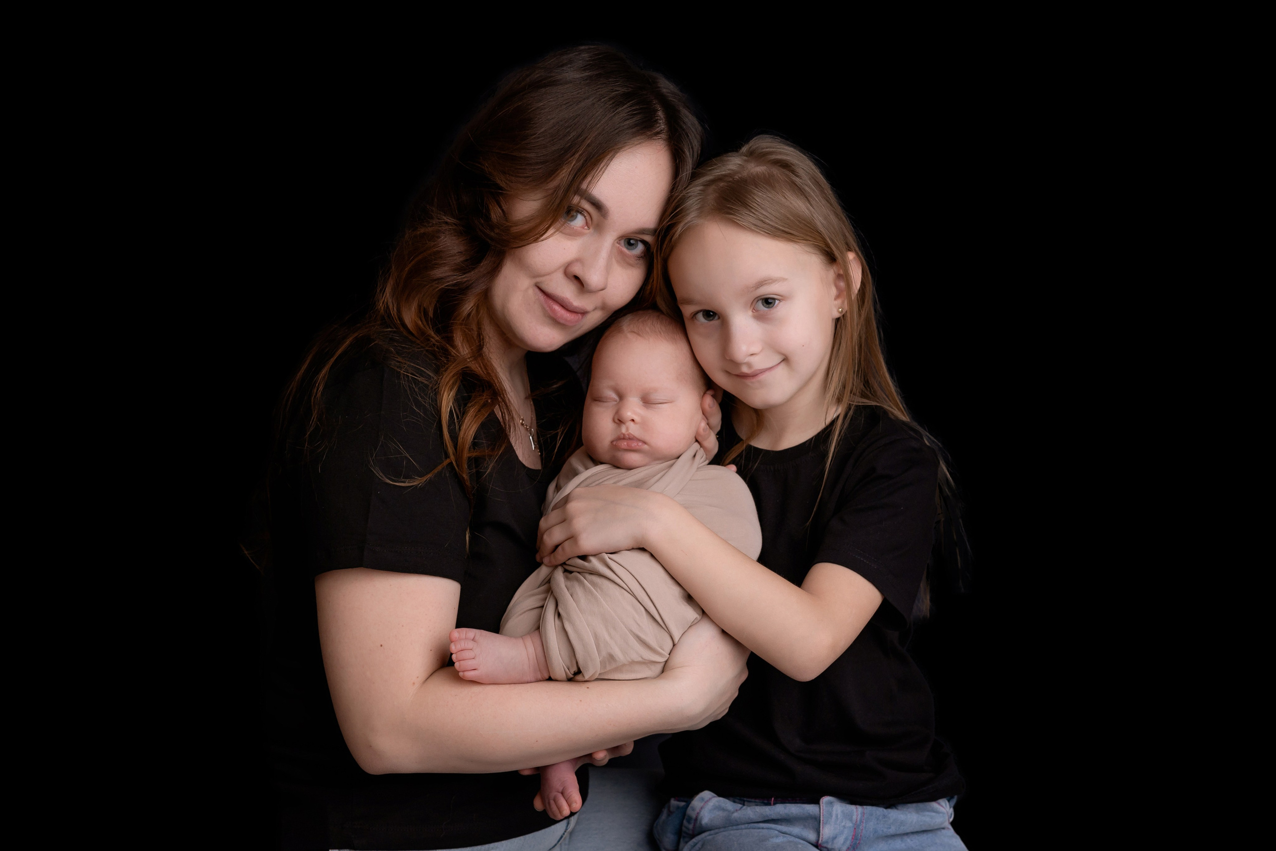 Юля, Ульяна, Саша, Алина и Виталий (на дому). Семейный и детский фотограф в Санкт-Петербурге Татьяна Горохова