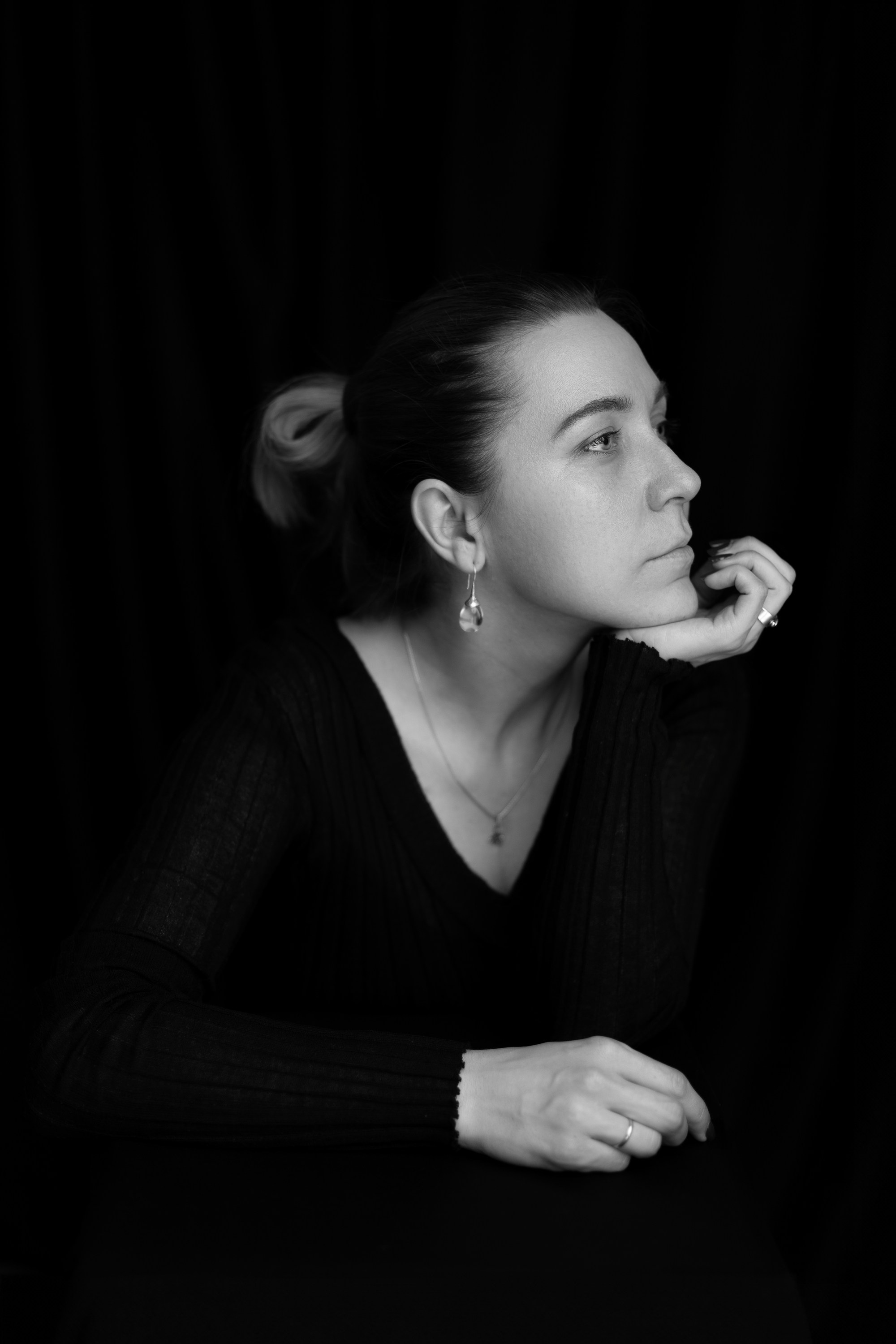 Черно-белые портреты. Семейный фотограф в Москве Евгения Соловьёва