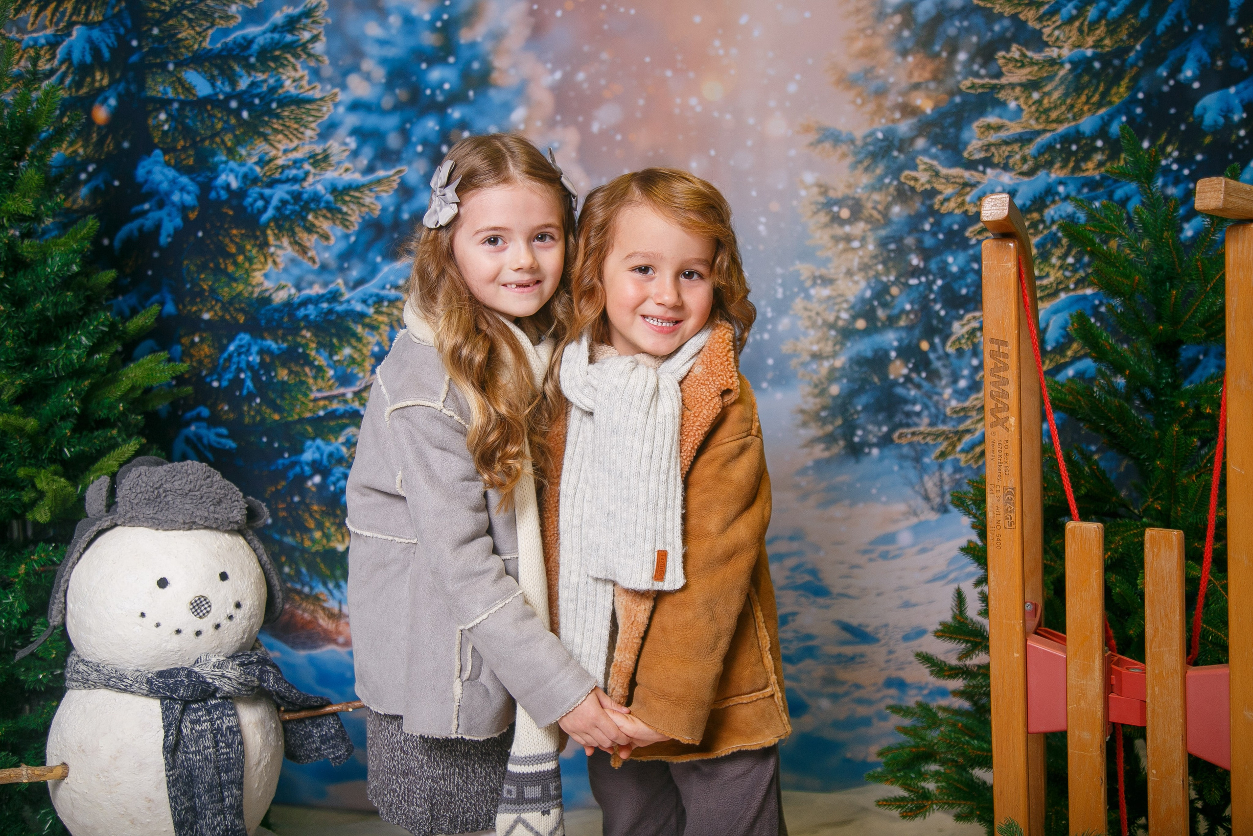 Зимний лес. Детская фотостудия Москва