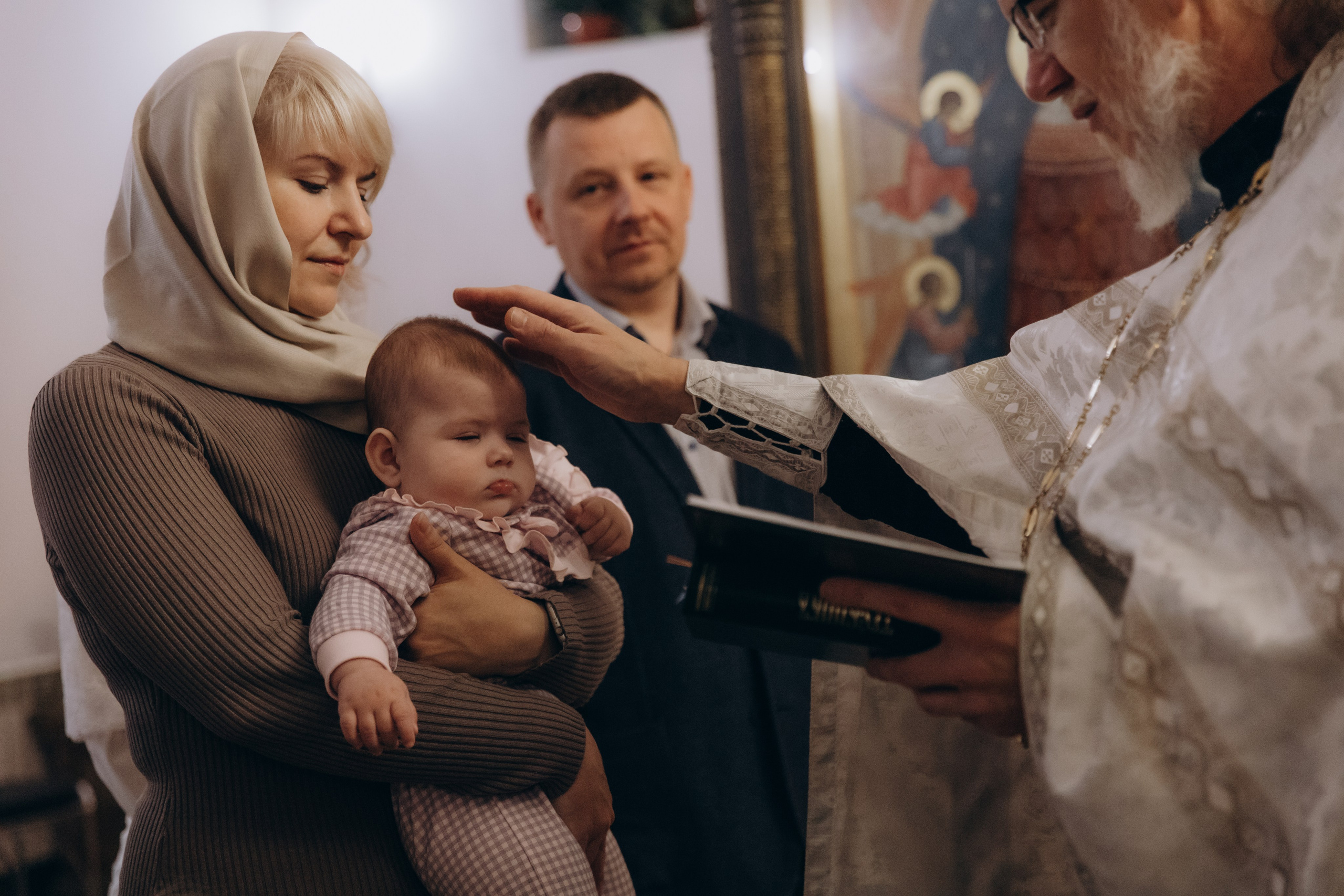 Таинство Крещения Южный Храм. Фотограф Новый Уренгой I Ньюборн I Фотограф материнства I ЯНАО