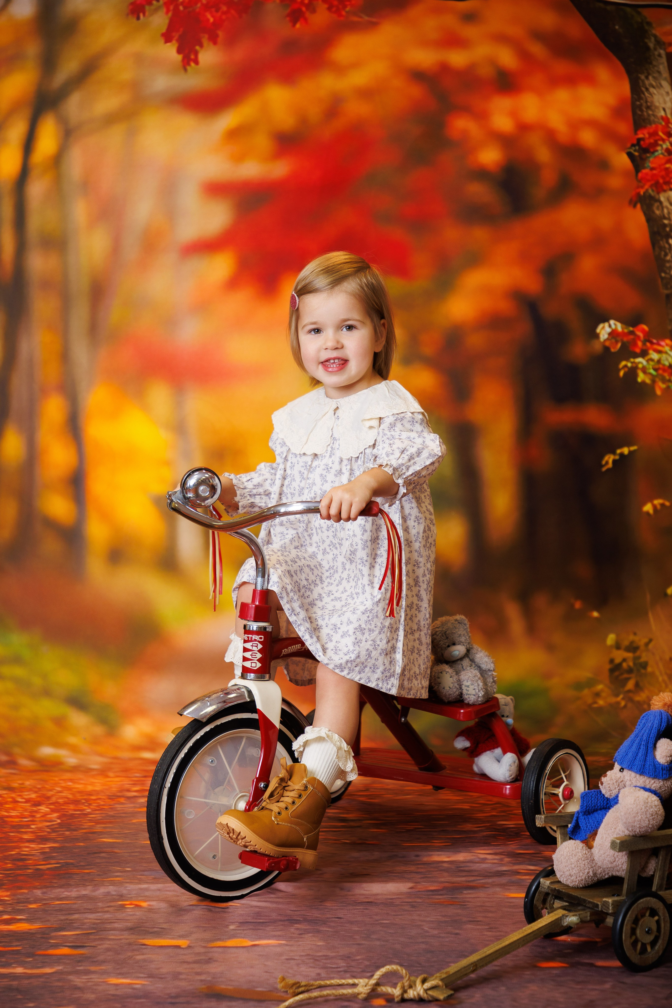 Велосипед. Детская фотостудия Москва