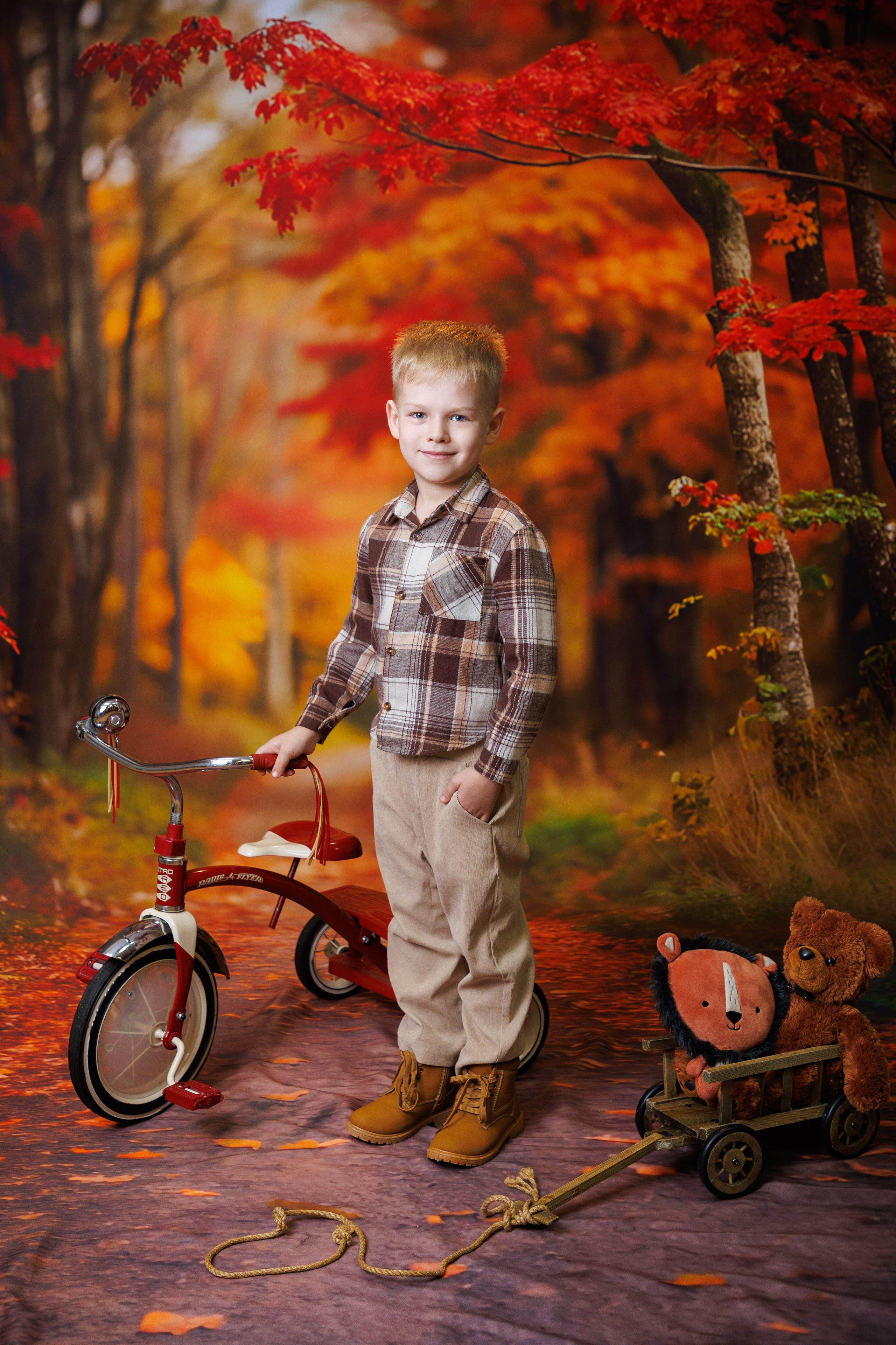 Велосипед. Детская фотостудия Москва