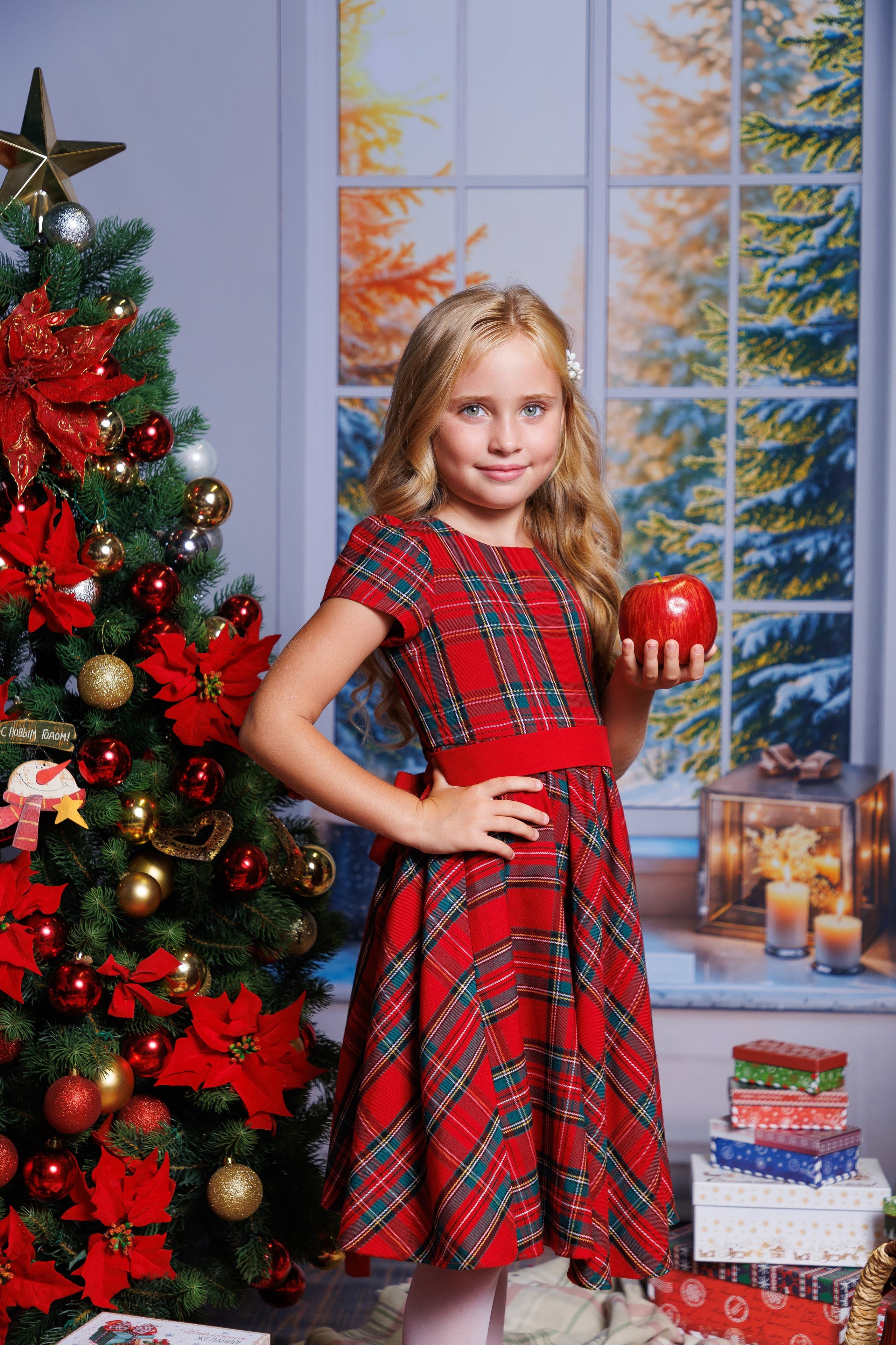 Рождество. Детская фотостудия Москва