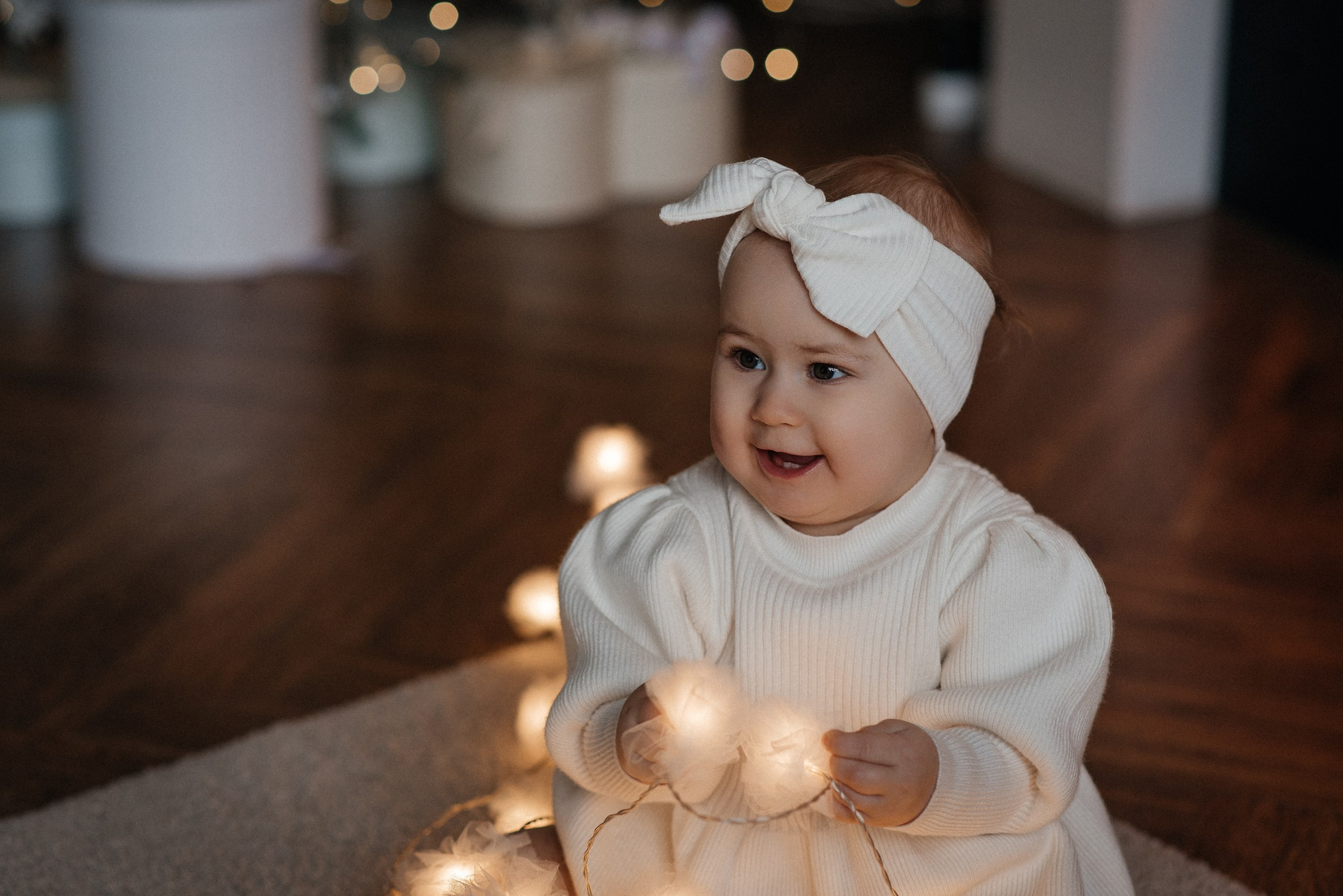 новогодняя семейная фотосессия в студии