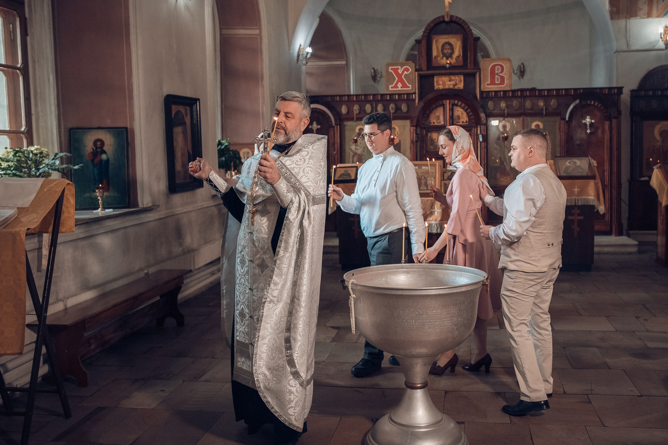 Крещение в Храме Троицы Живоначальной в Кожевниках