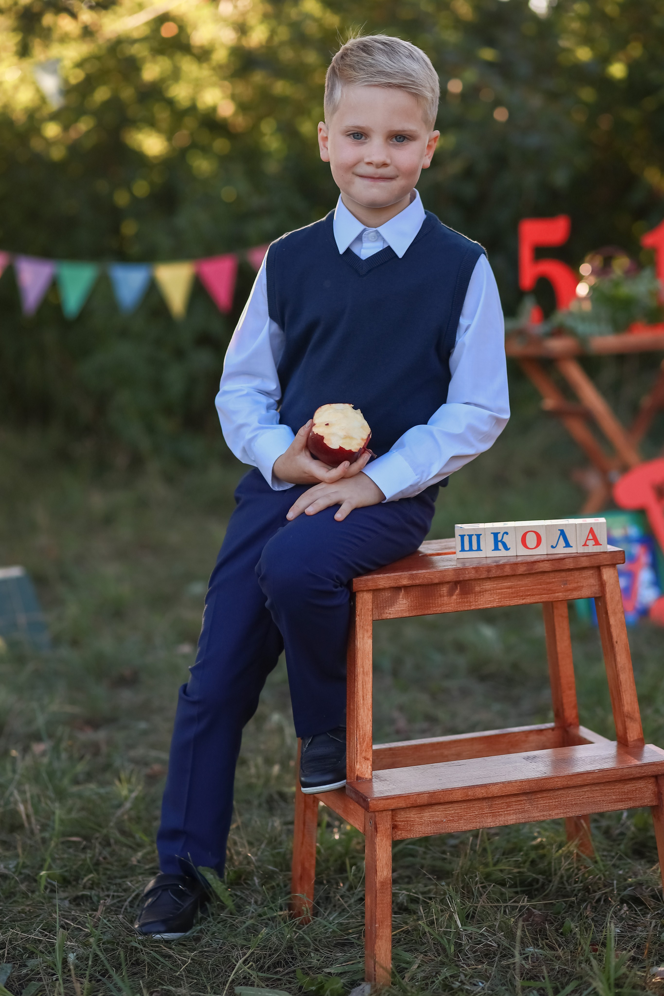 Фотосессия для первоклассников г. Петергоф