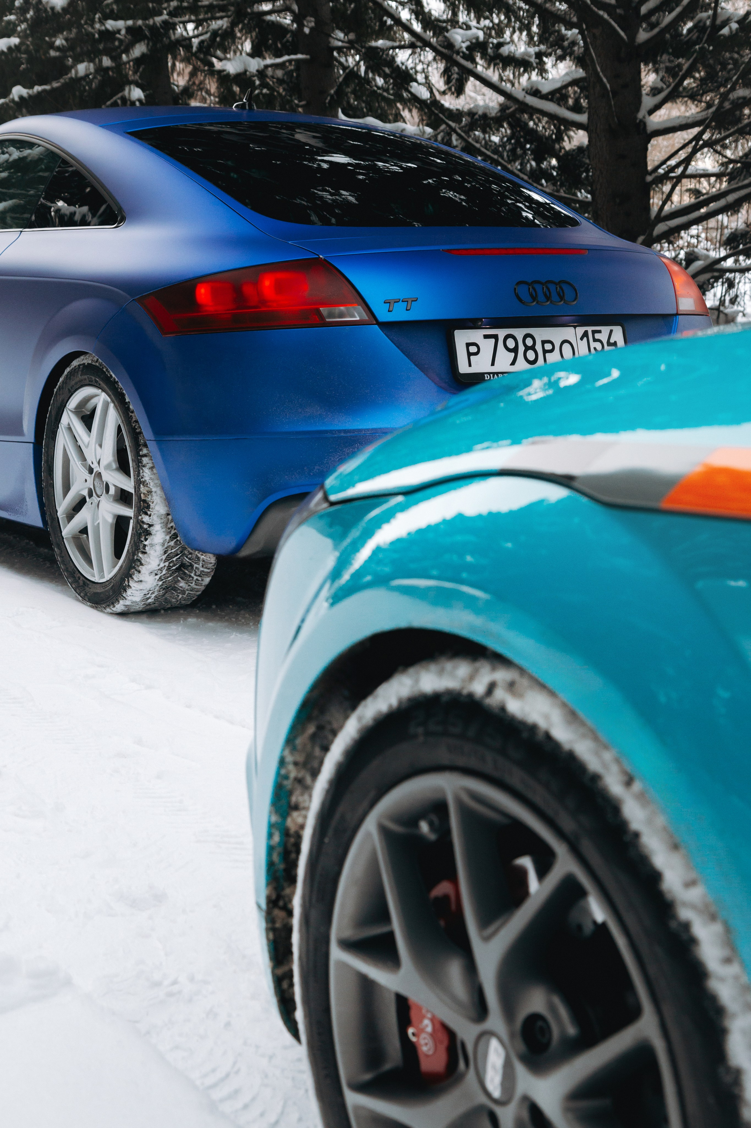 Audi TT shades of blue. Автомобильный фотограф и видеограф в Новосибирске|Александра Косухина