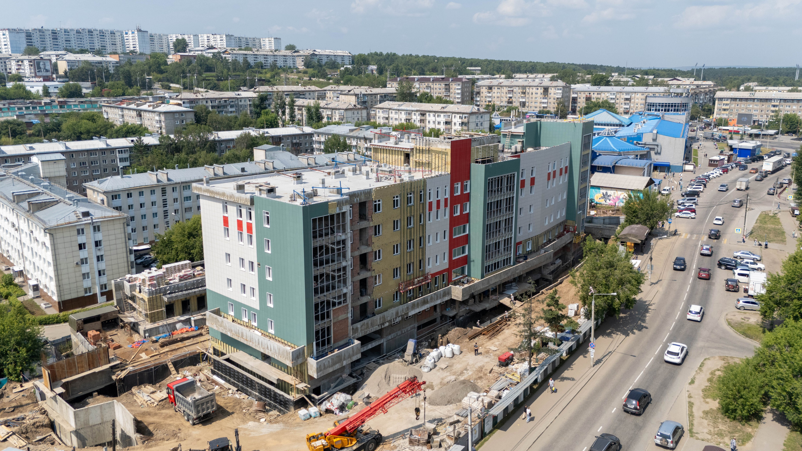Строительные объекты. Фотограф, видеограф и пилот дрона на Байкале