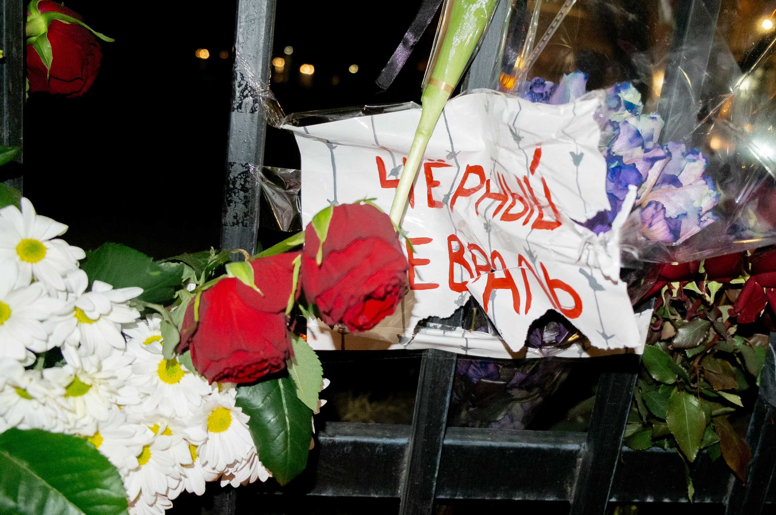 A picket in honor of the anniversary of Alexei Navalny's death. Я — Мария, фотограф/фотохудожник в Санкт-Петербурге