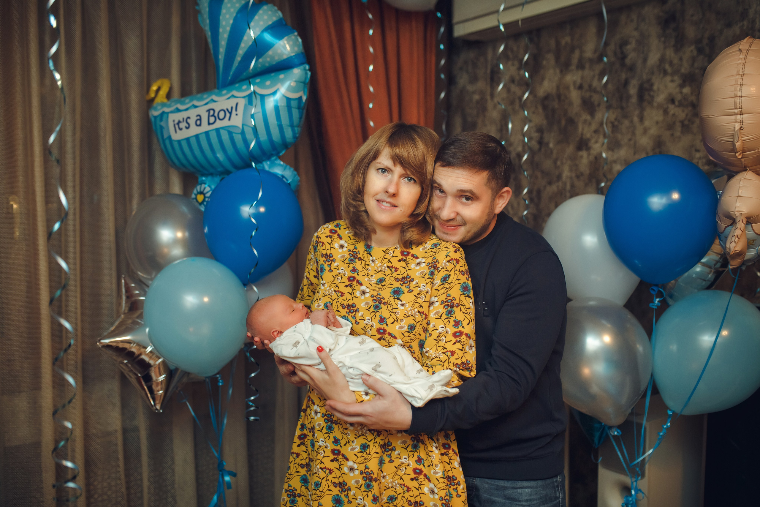 Выписка Виктора. Фотограф на Крещение, семейный фотограф в Москве