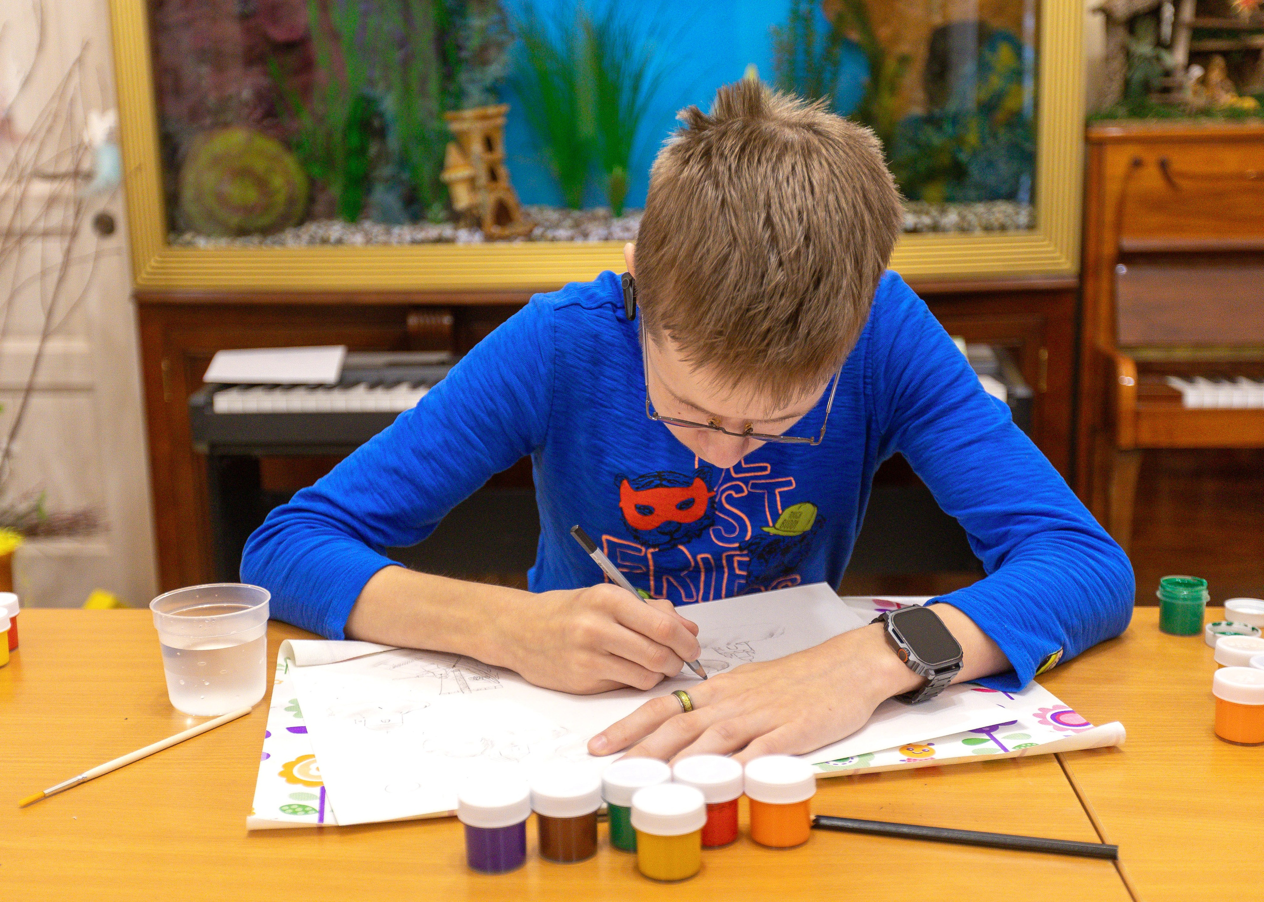 Рисование в Воскресной школе при Храме Живоначальной Троицы. Выпускные альбомы и школьный фотограф в Подольске, Троицке, Щербинке, Москве и Московской области