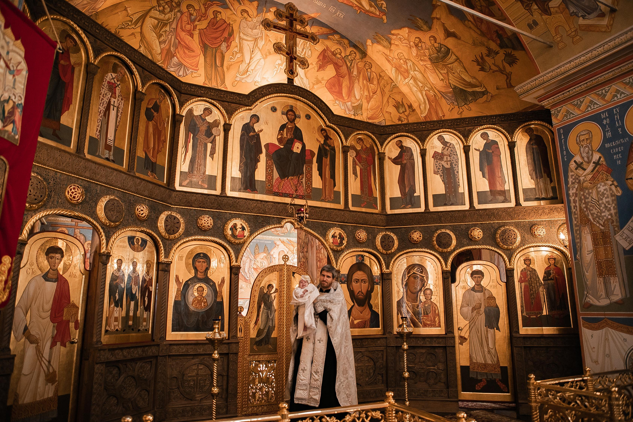 Съёмка крестин. Фотограф в Москве Дмитрий Жарков