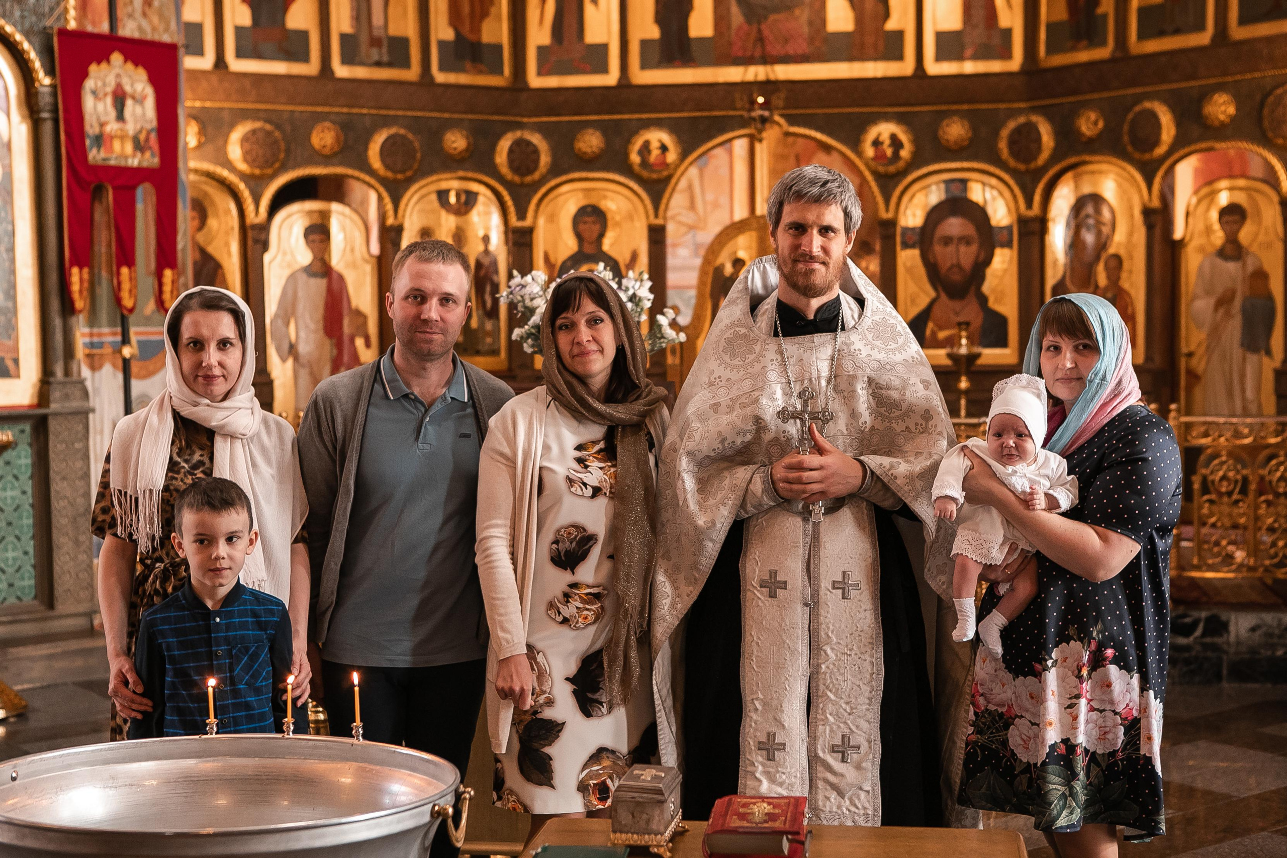 Съёмка крестин. Фотограф в Москве Дмитрий Жарков