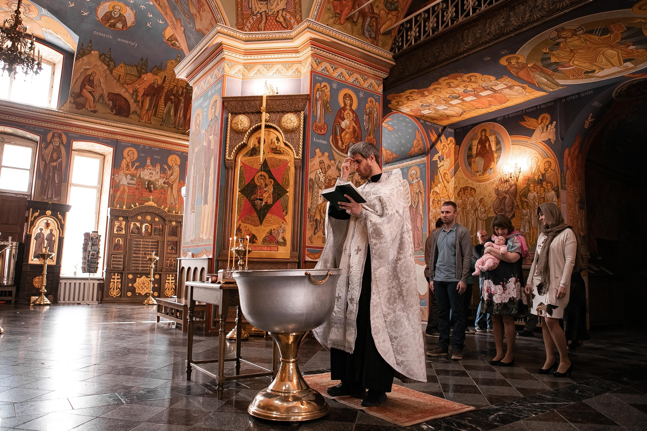 Съёмка крестин. Фотограф в Москве Дмитрий Жарков