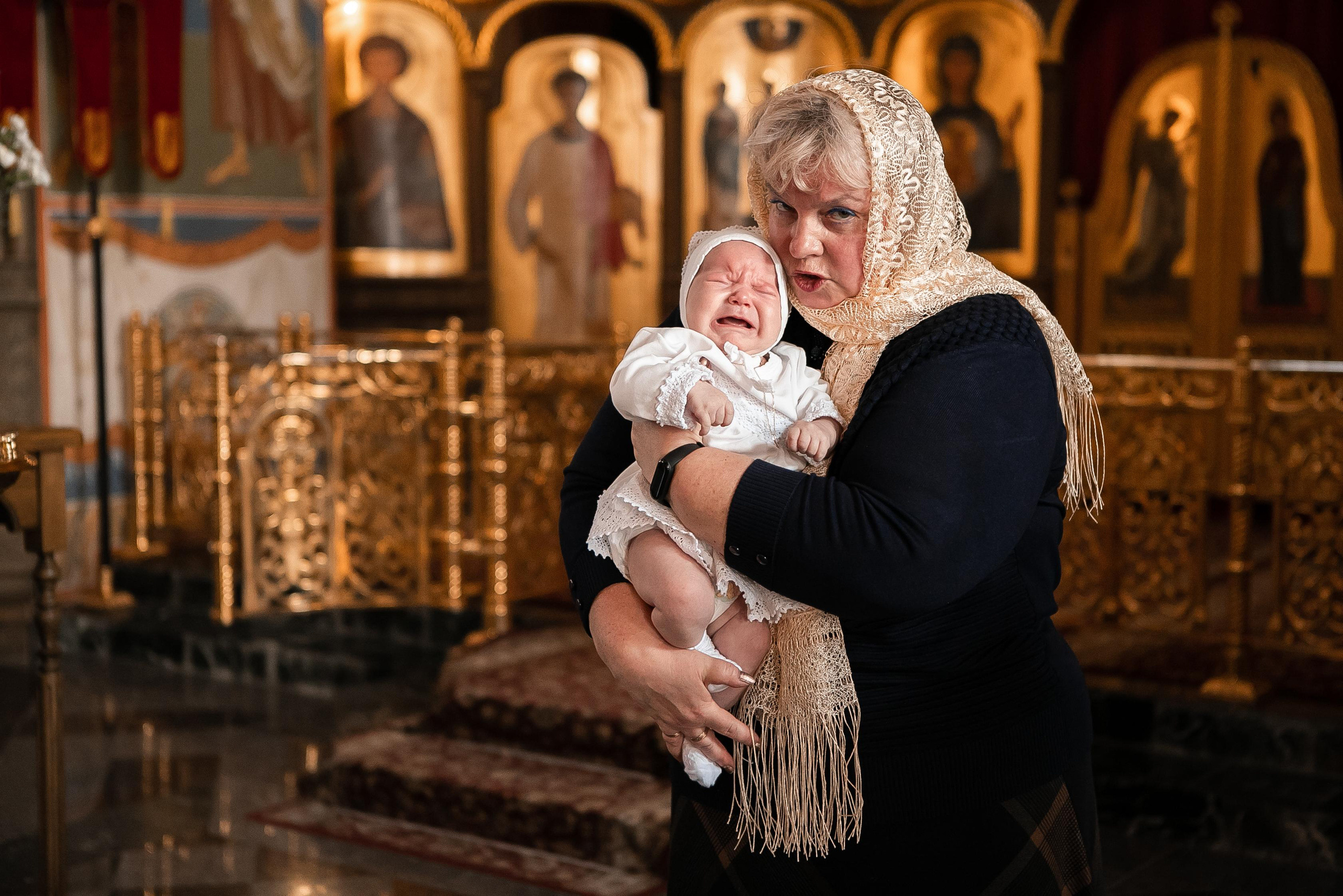 Съёмка крестин. Фотограф в Москве Дмитрий Жарков