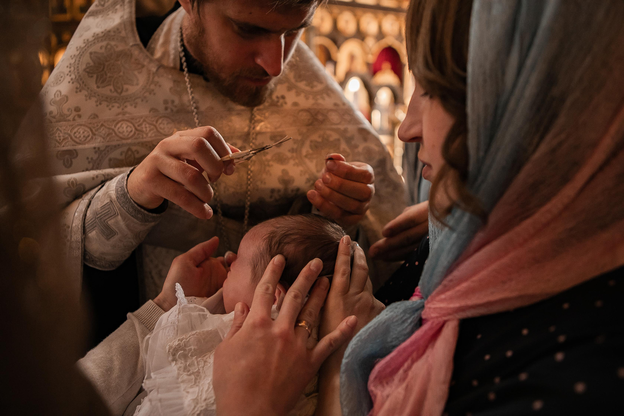 Съёмка крестин. Фотограф в Москве Дмитрий Жарков