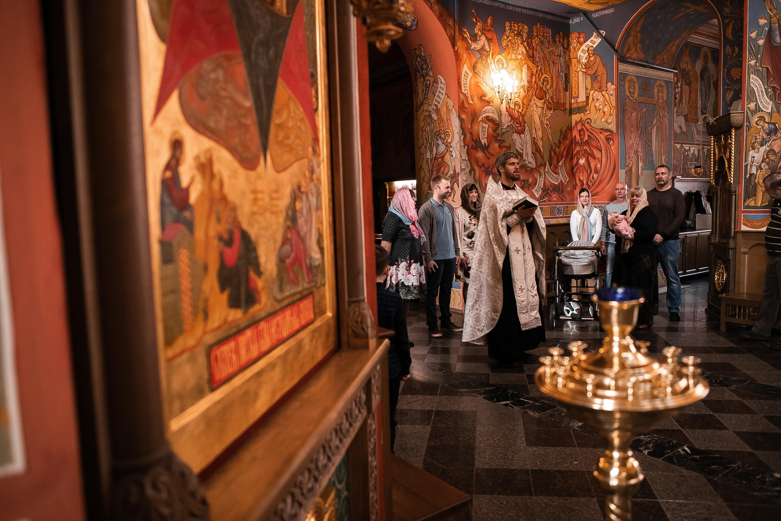 Съёмка крестин. Фотограф в Москве Дмитрий Жарков