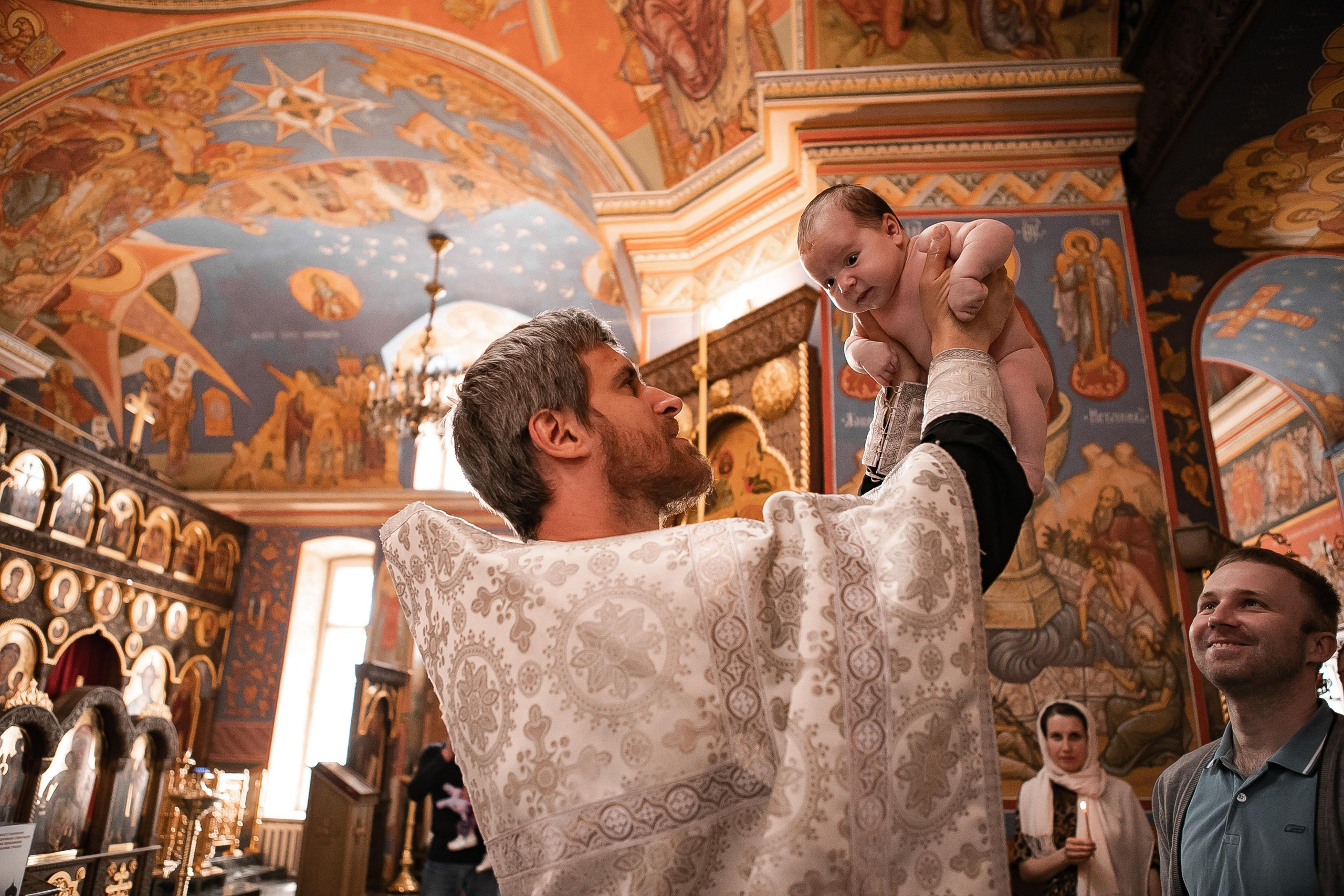 Съёмка крестин. Фотограф в Москве Дмитрий Жарков