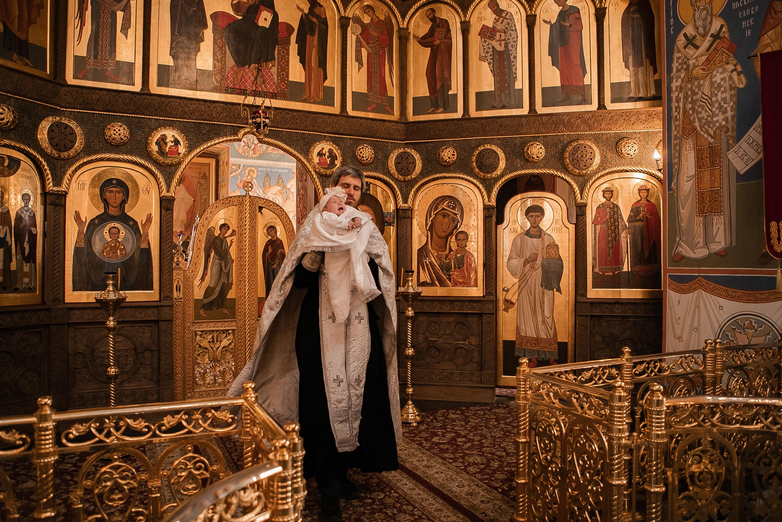 Съёмка крестин. Фотограф в Москве Дмитрий Жарков