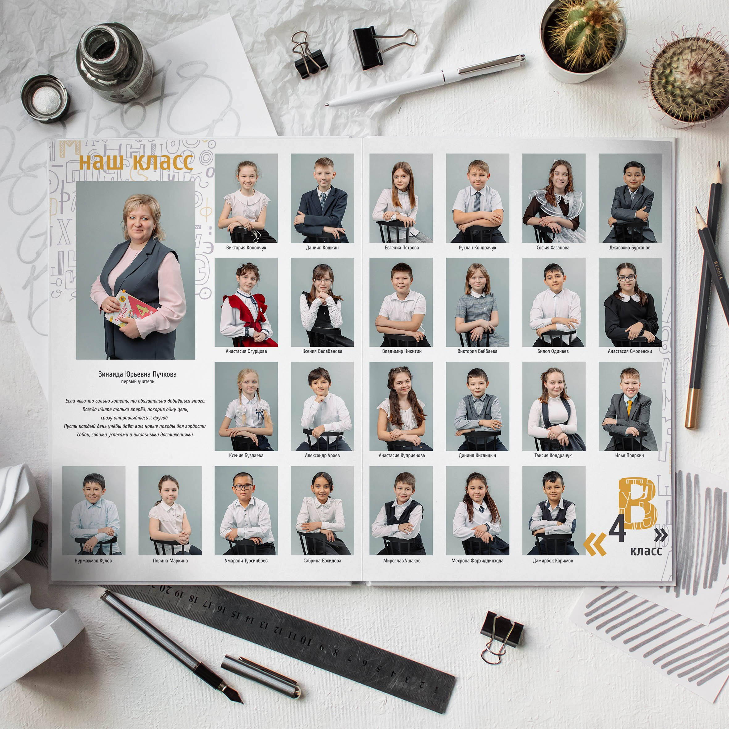 Выпускной альбом «Дайте 3» для начальной школы. REPEYBOOK | Выпускные альбомы для детского сада и класса