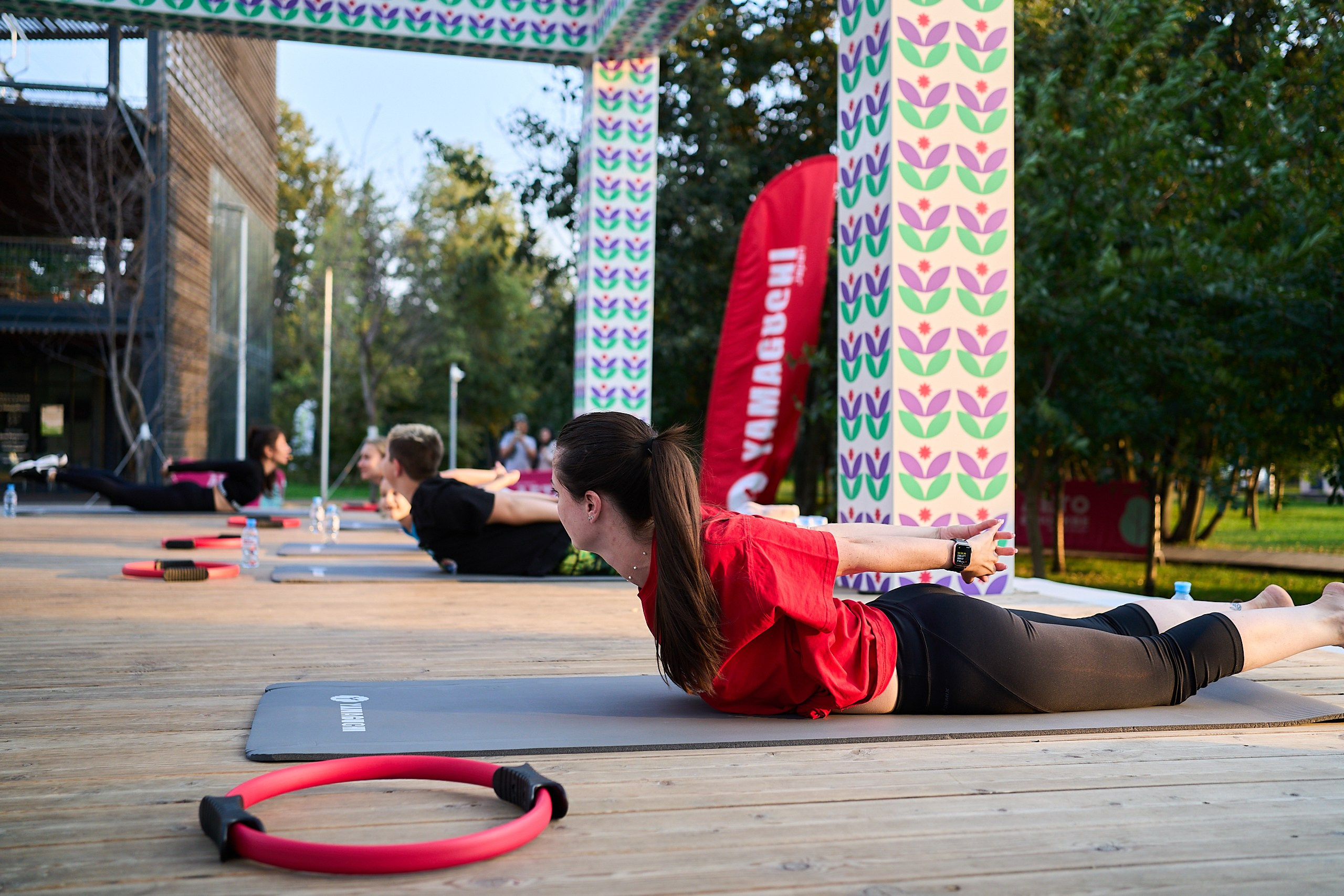 Yamaguchi / открытая тренировка «в стиле Пилатес». Фотограф и Видеограф в Москве. Олег Корушев