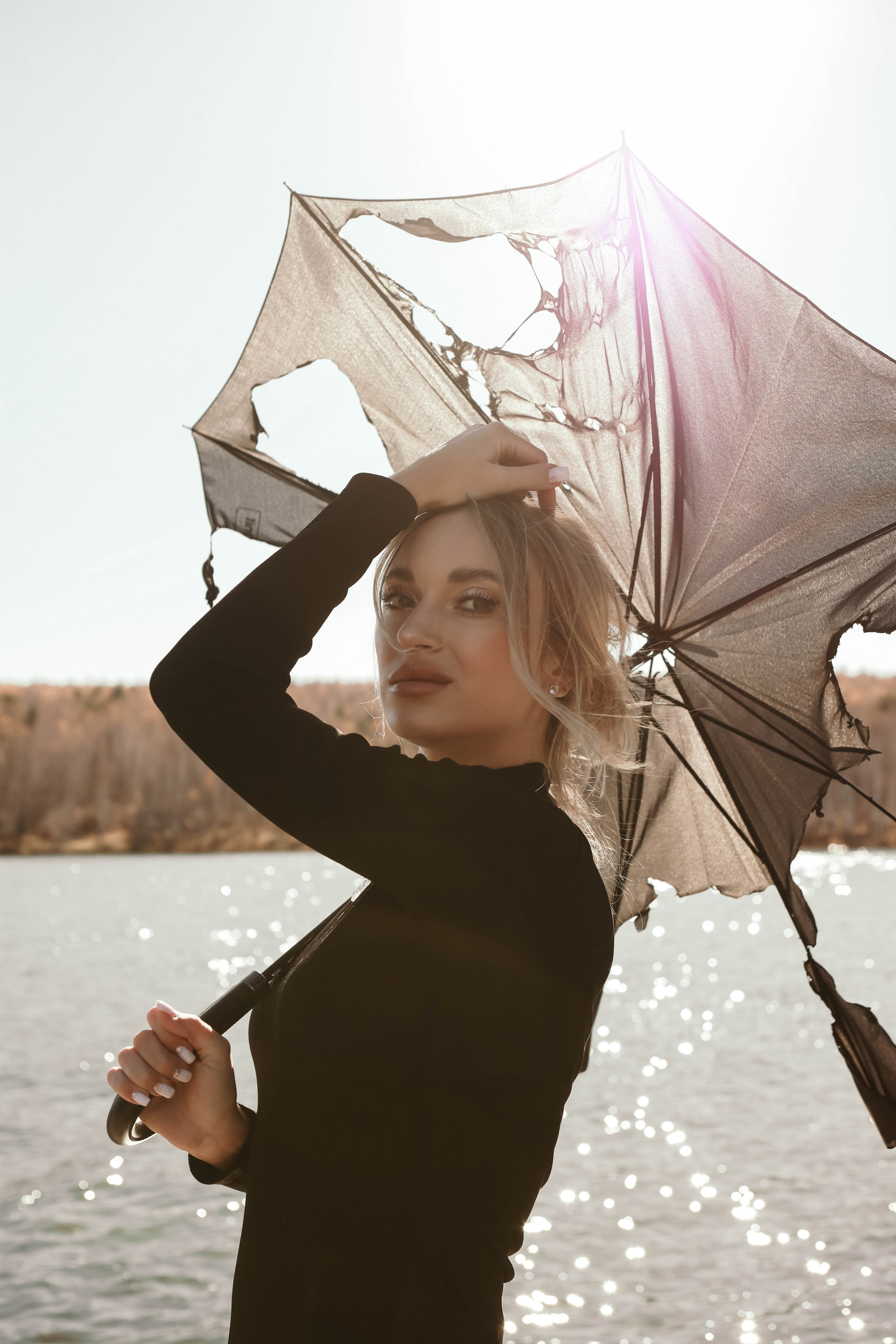 Кристина с зонтом. Фотограф в Иркутске