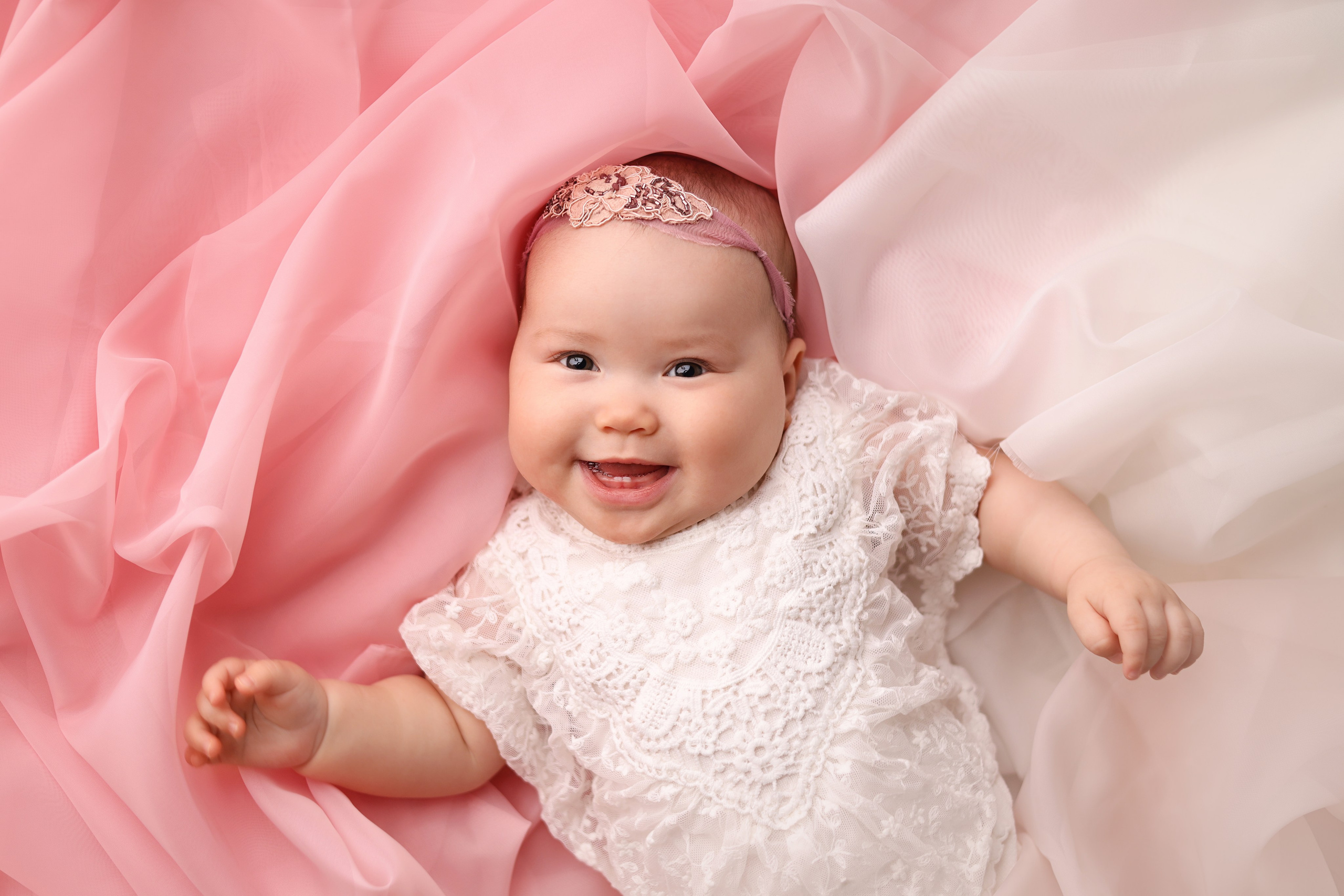 Соне 6 месцев. Фотограф новорожденных Москва. Ньюборн фотограф Москва