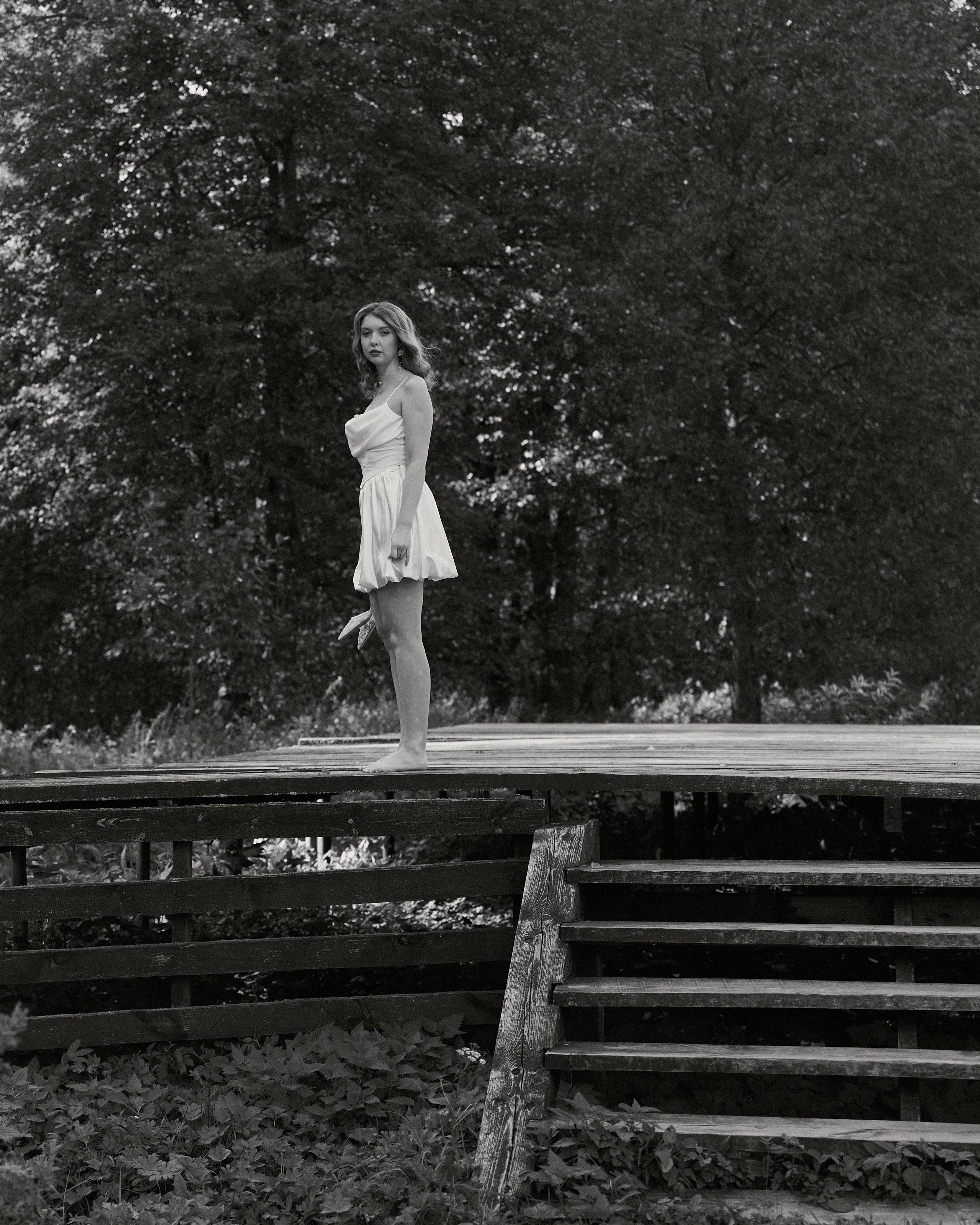 Утро невесты фотосессия в дачном стиле