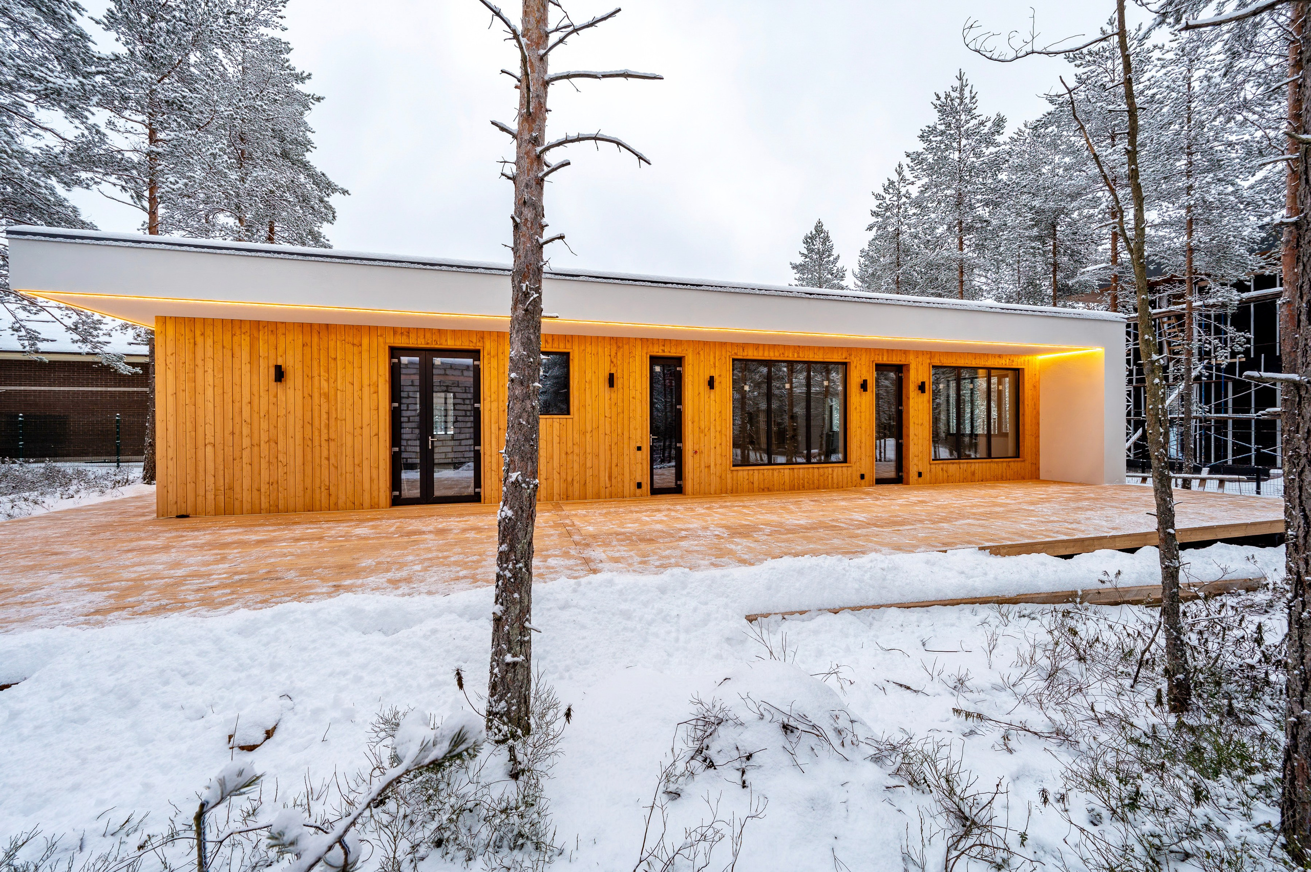 Строящийся дом в Курортном районе. Интерьерный фотограф. Фото- видеосъемка недвижимости Санкт-Петербург