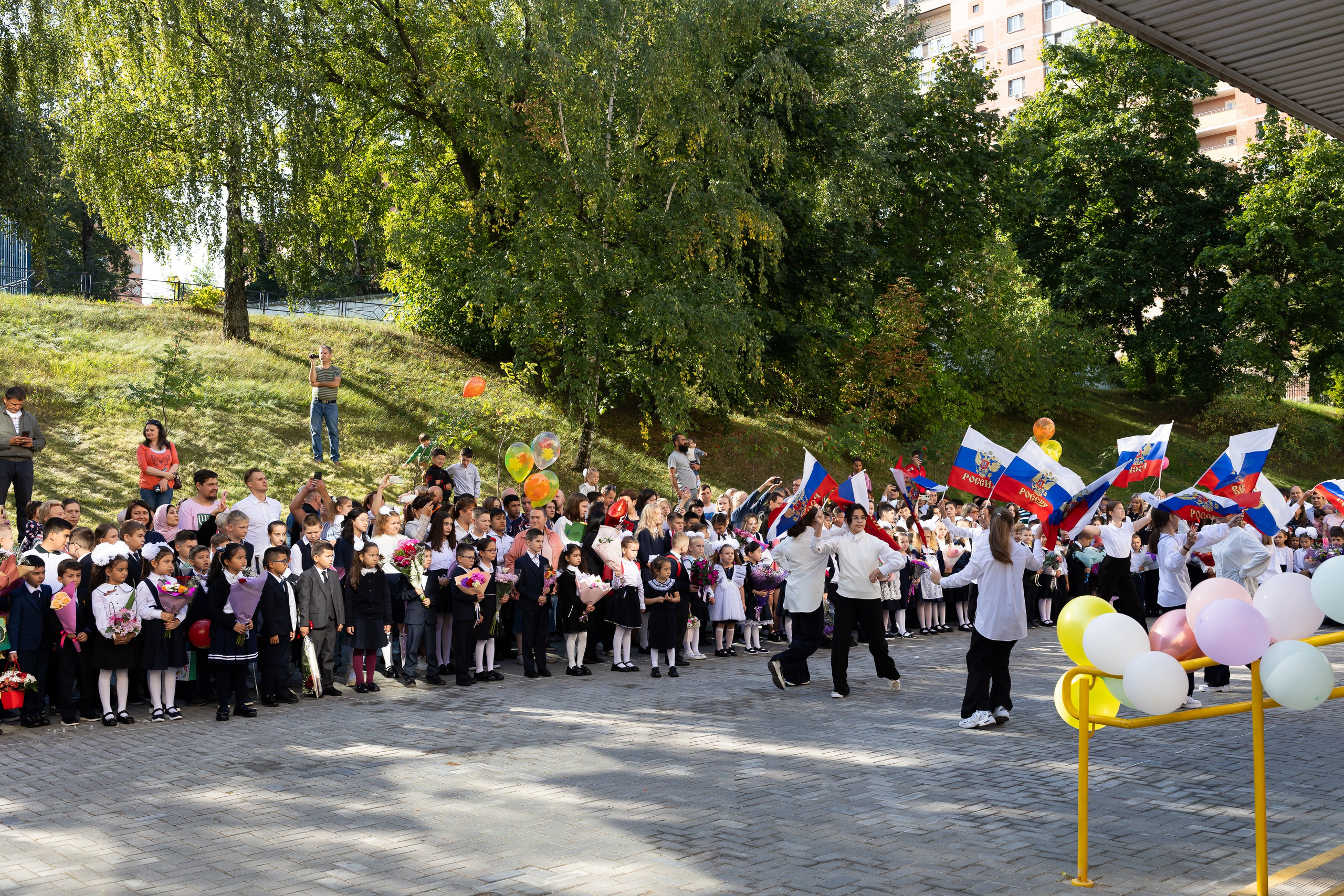 Линейка 1 сентября. Профессиональный Фотограф в Москве Андрей Славнов