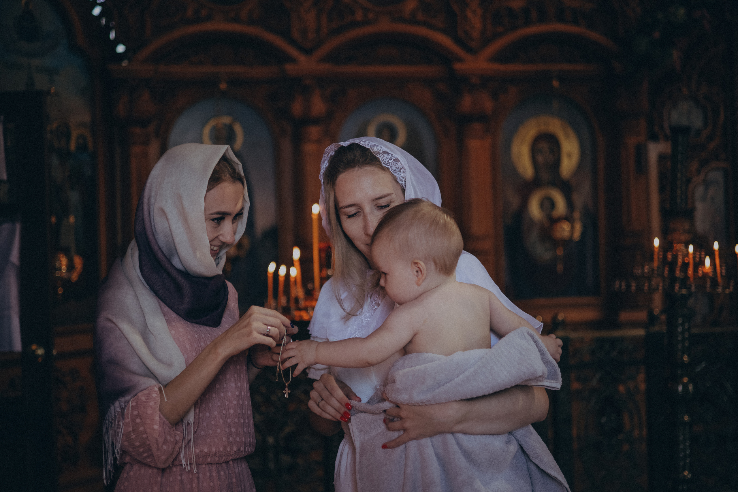 Крещение Лизы. Семейный фотограф в Москве Любовь Переседова