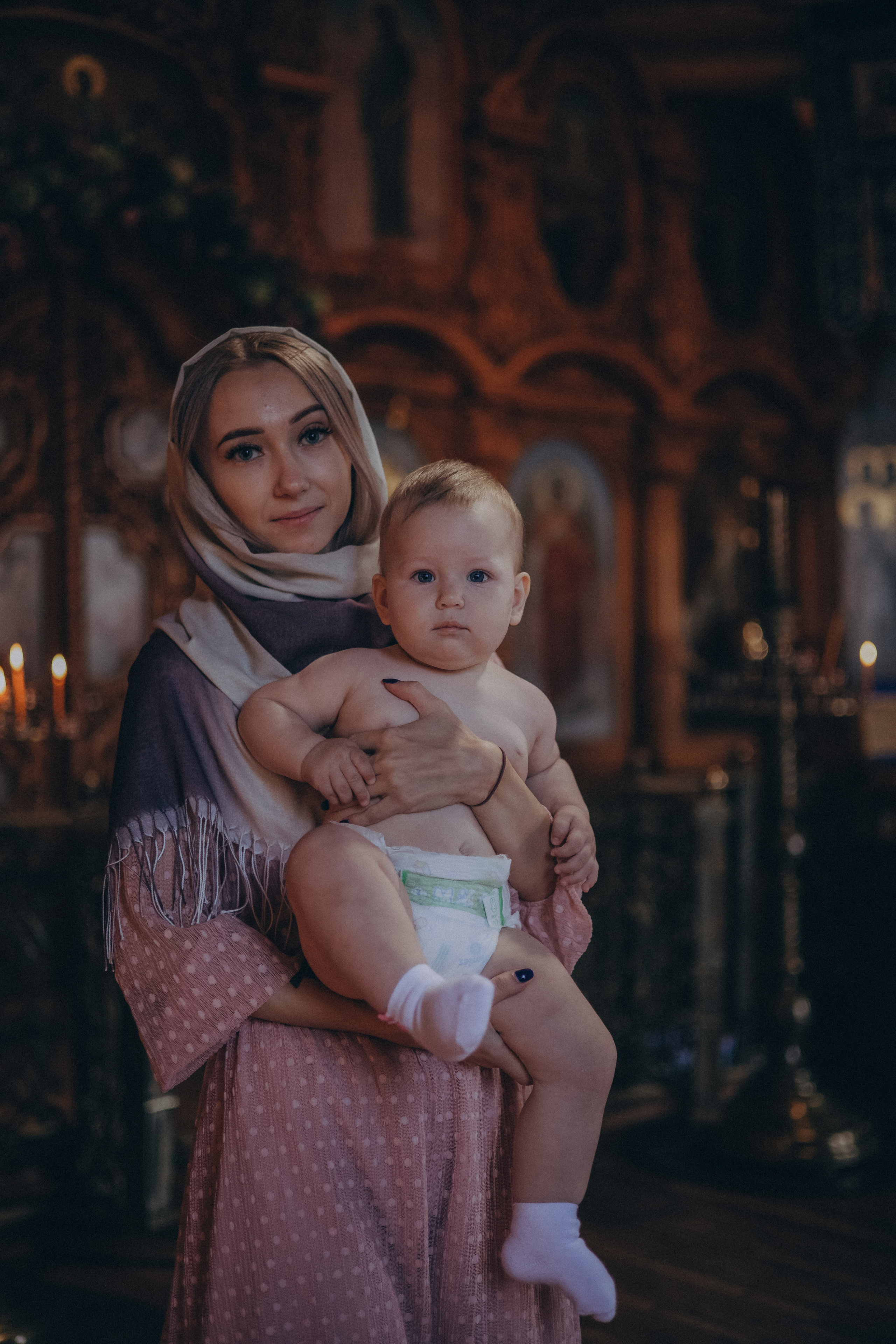 Крещение Лизы. Семейный фотограф в Москве Любовь Переседова