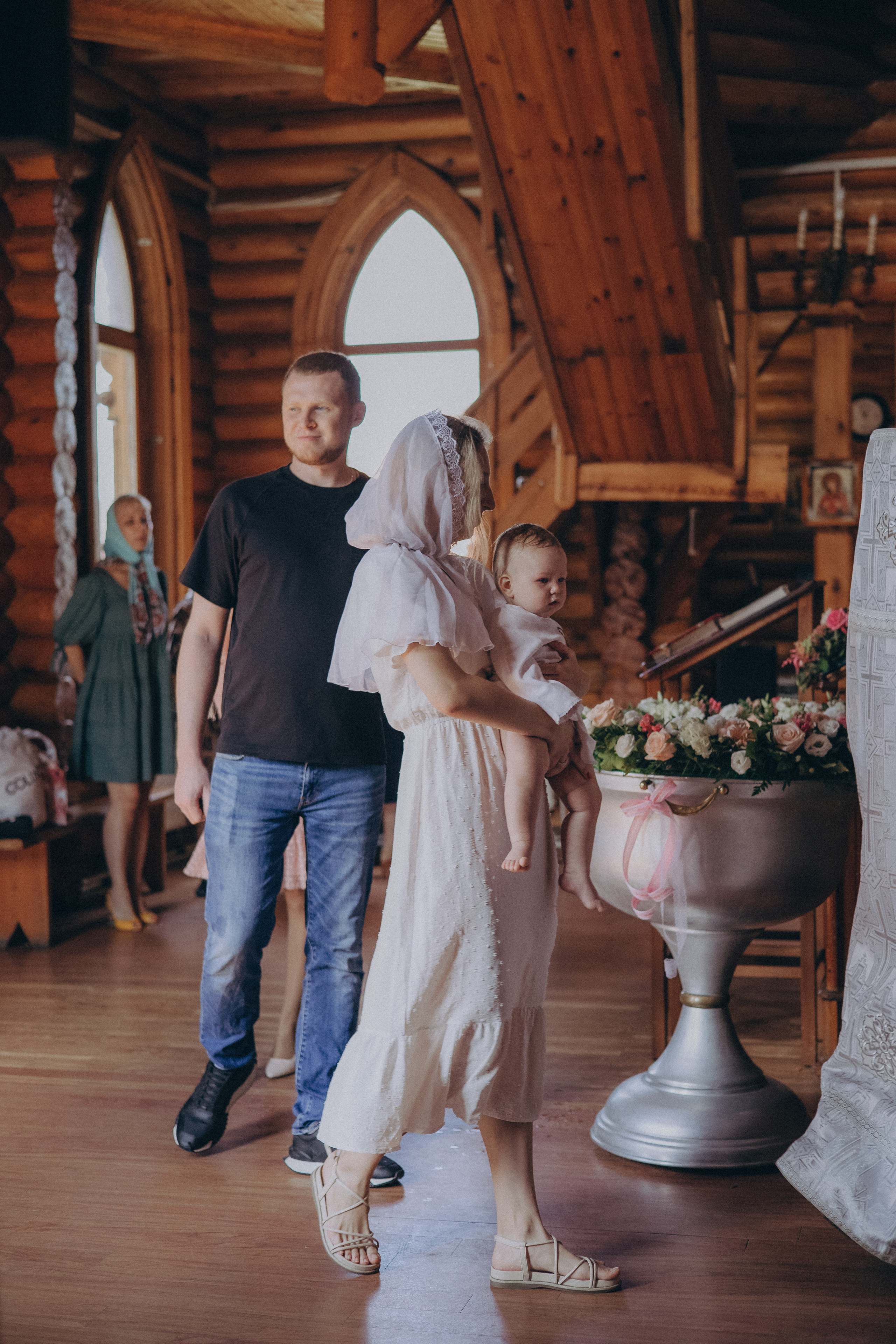 Крещение Лизы. Семейный фотограф в Москве Любовь Переседова