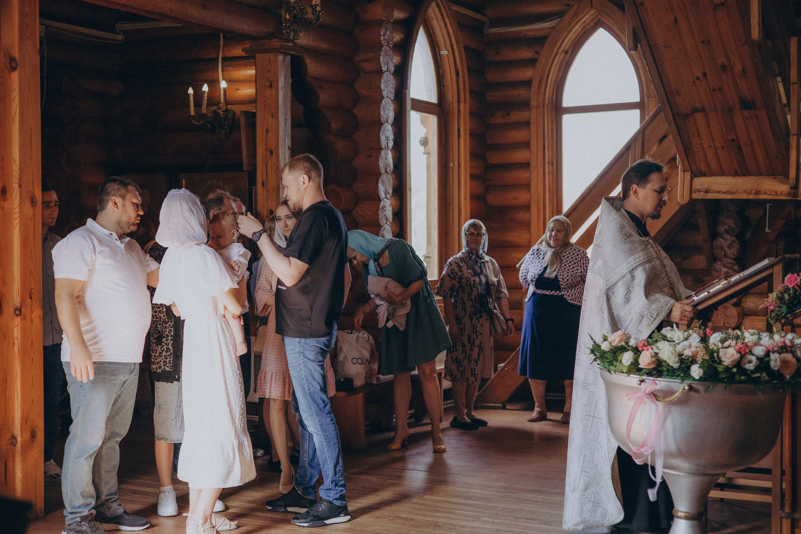 Крещение Лизы. Семейный фотограф в Москве Любовь Переседова