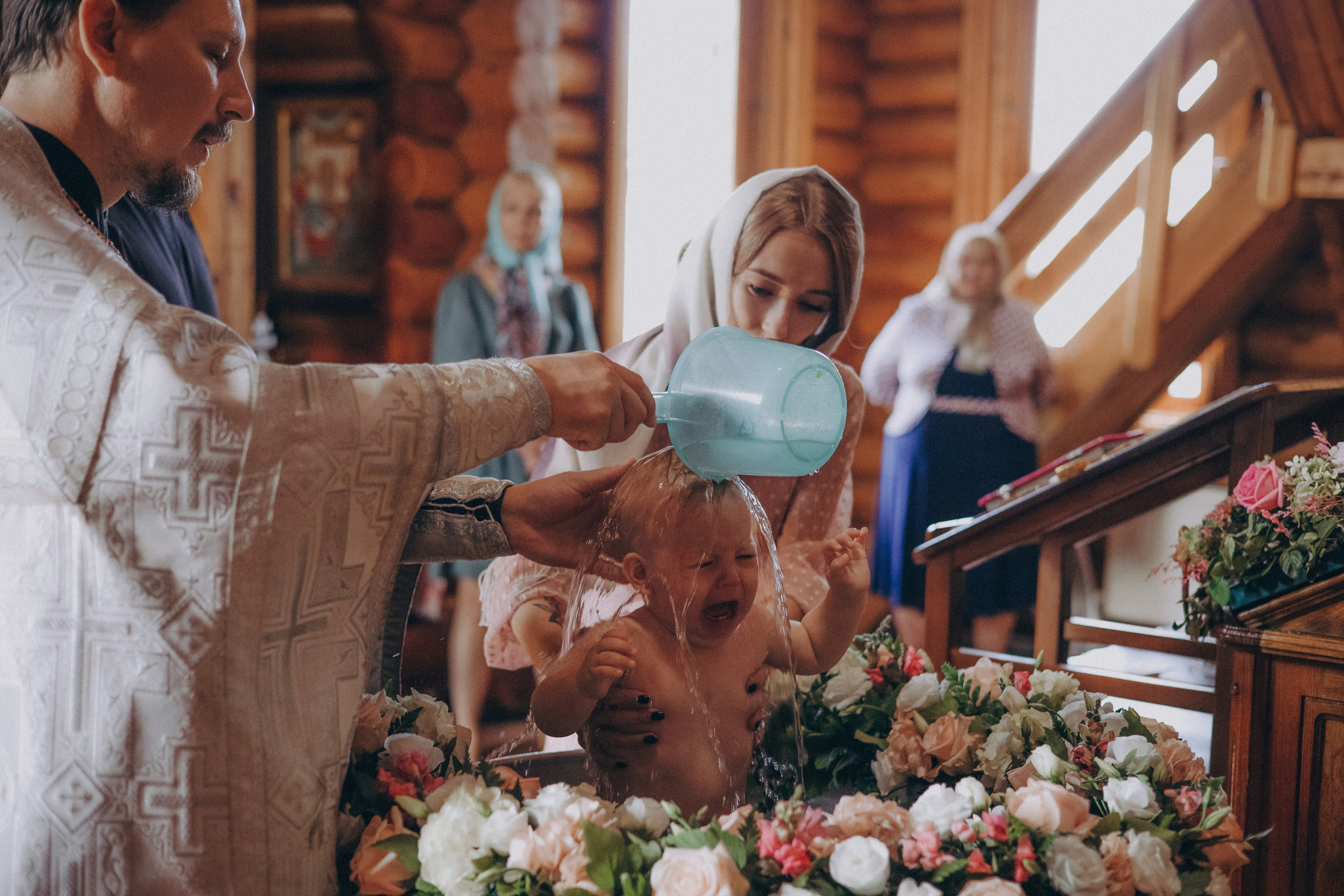 Крещение Лизы. Семейный фотограф в Москве Любовь Переседова