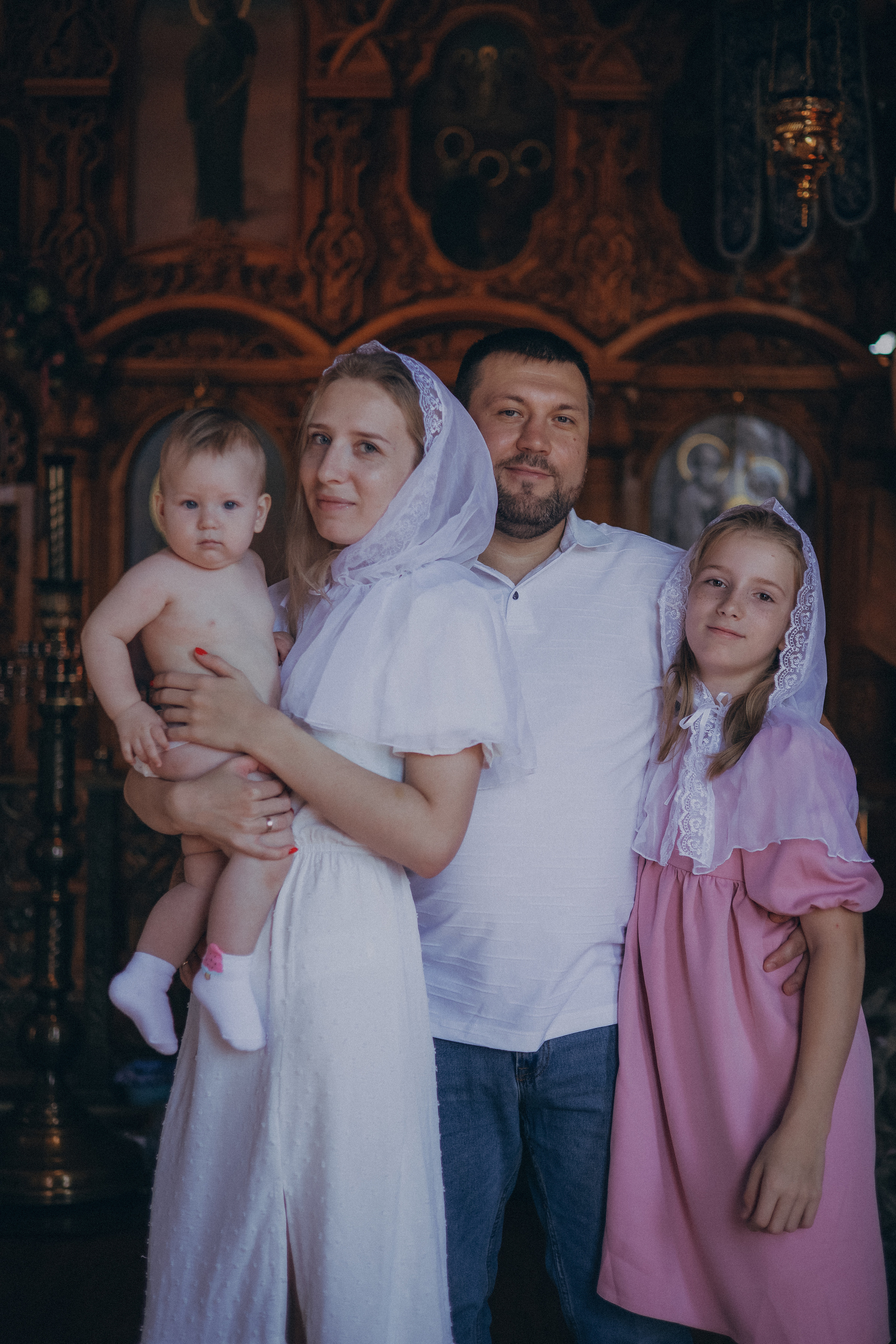 Крещение Лизы. Семейный фотограф в Москве Любовь Переседова