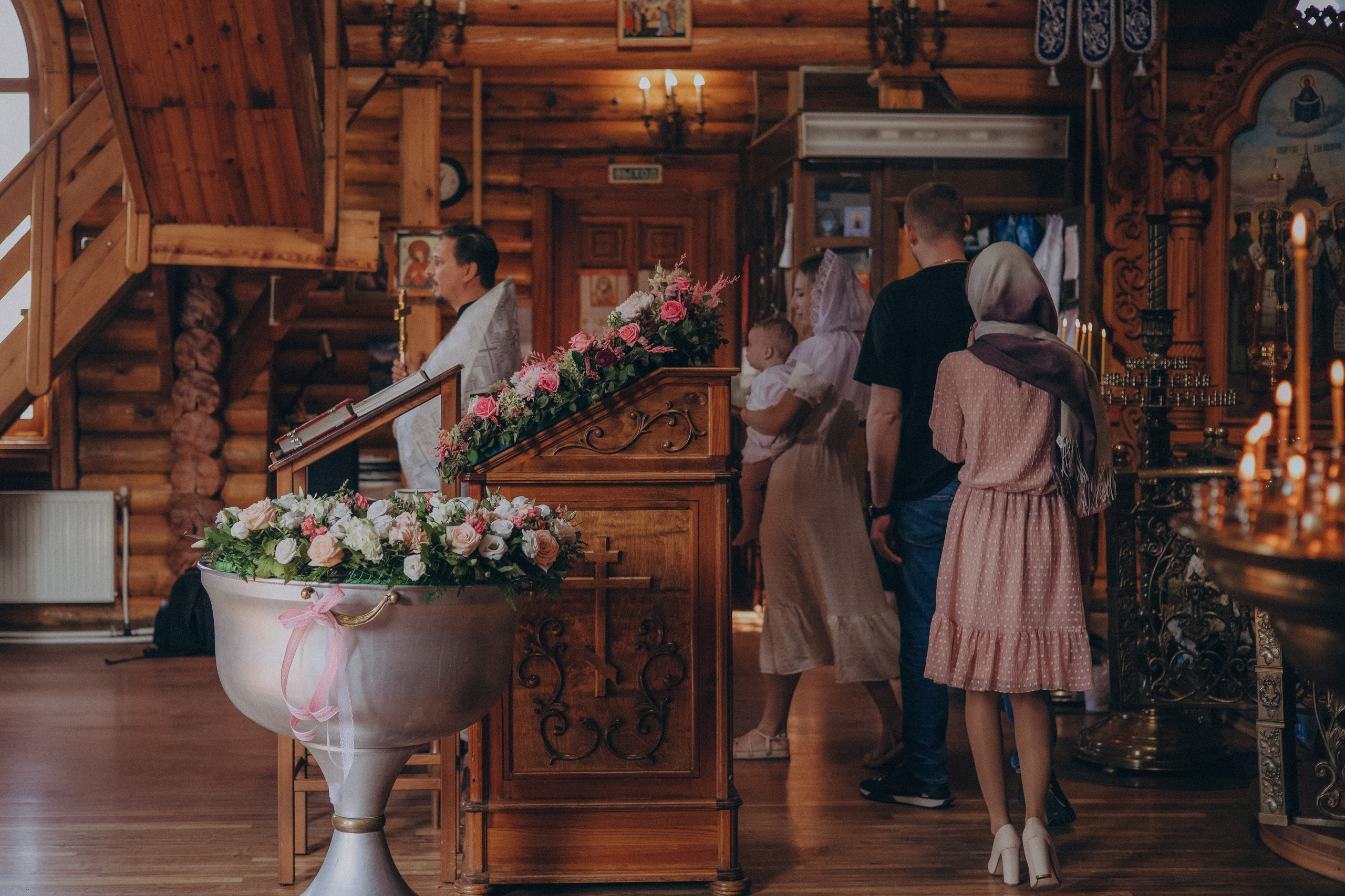 Крещение Лизы. Семейный фотограф в Москве Любовь Переседова