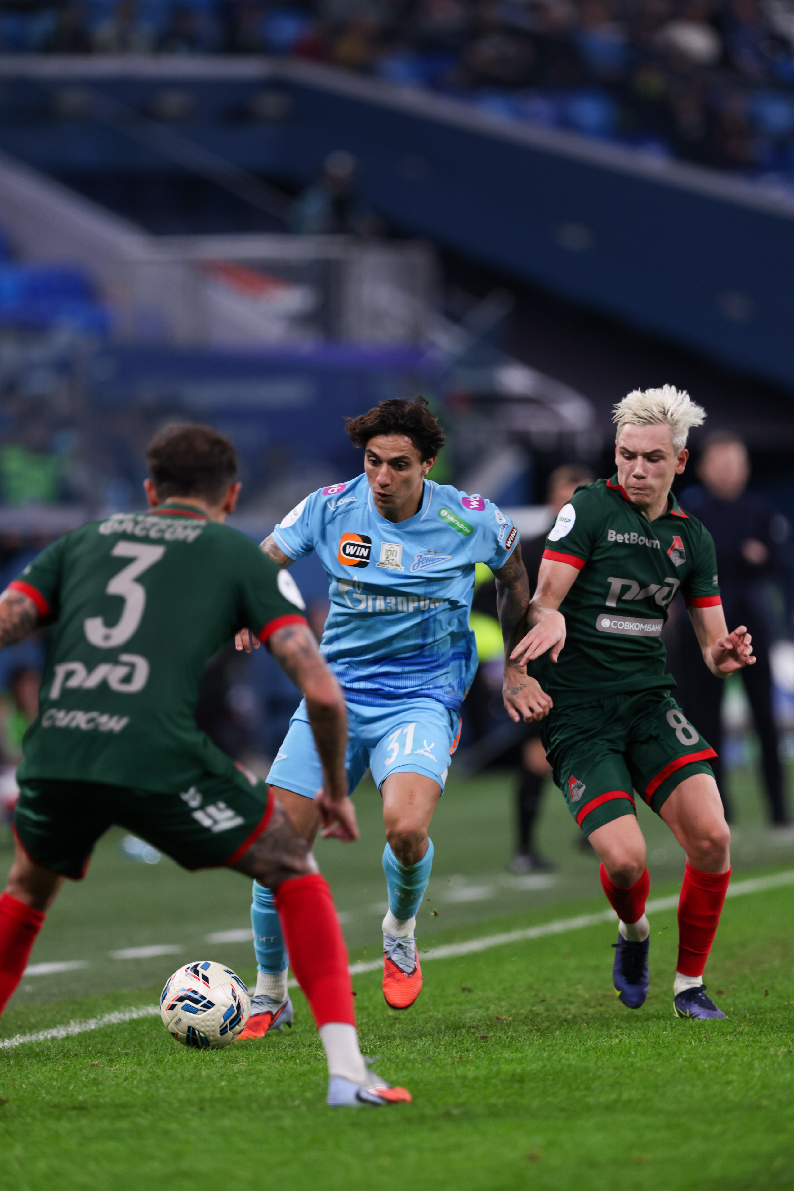 ФК «Зенит» — ФК «Локомотив» 14 тур РПЛ 01.11.2025. Спортивный и репортажный фотограф Антон Тереханов