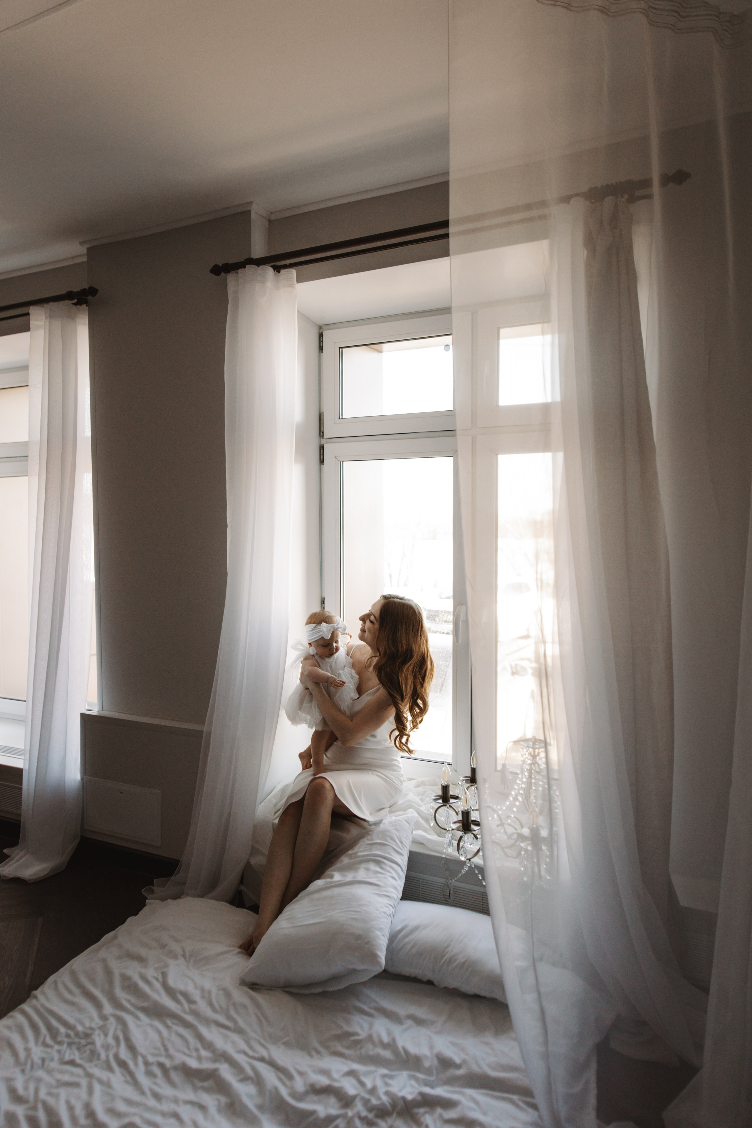 Мама дочки. Фотограф Новый Уренгой I Ньюборн I Фотограф материнства I ЯНАО