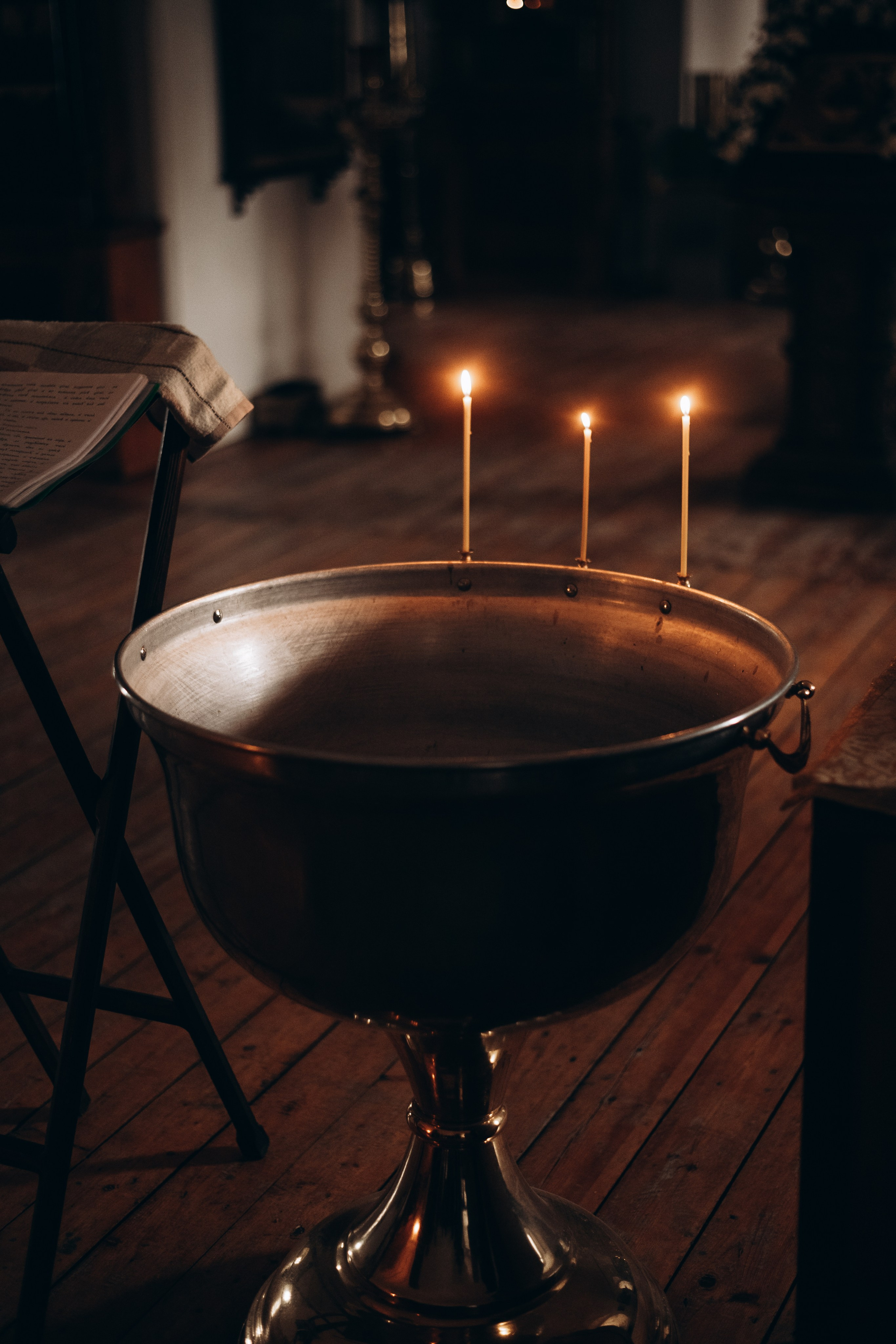 Крещение в Свято-Лукиановой пустыни, г. Александров