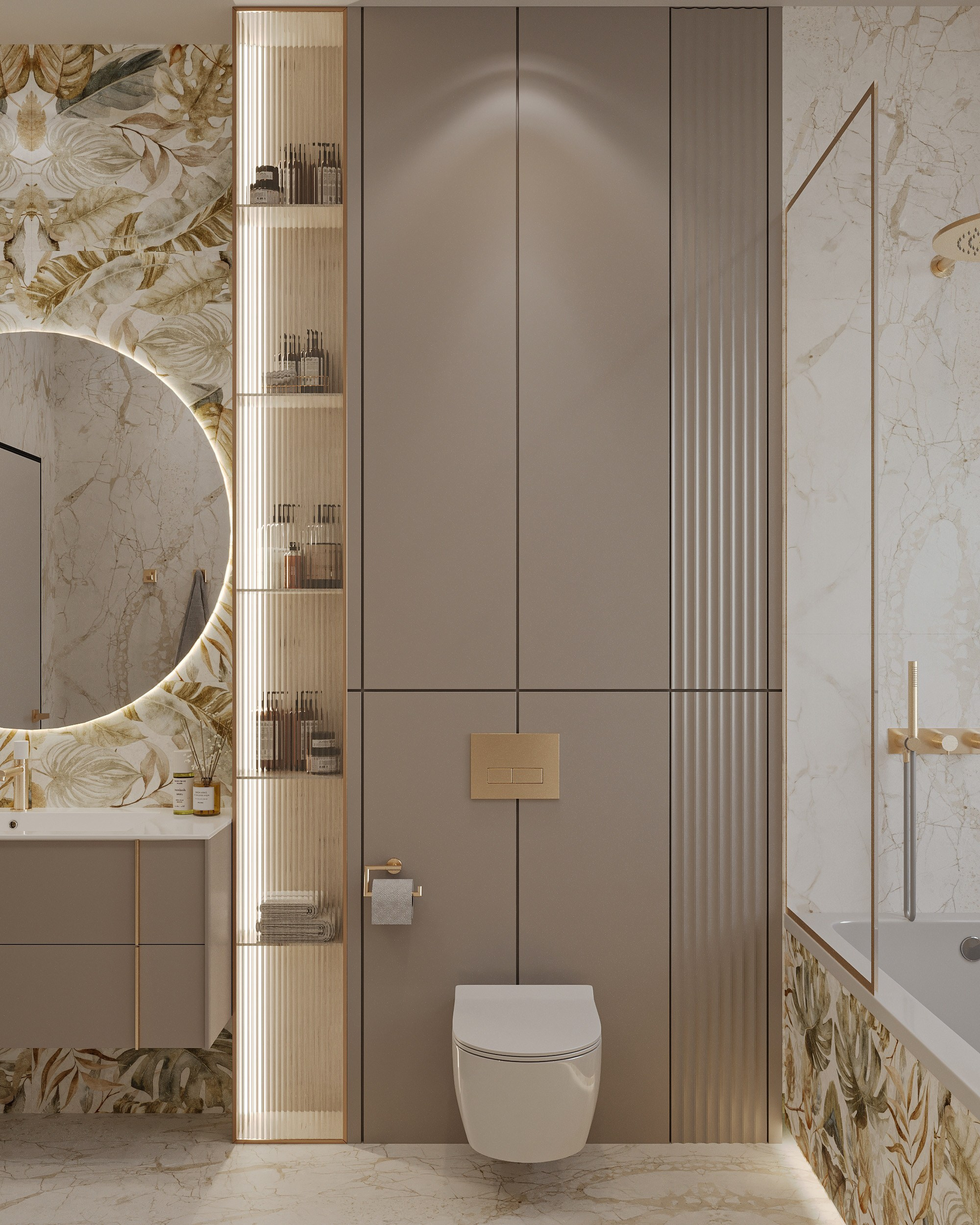 Ванная комната. Королёва Анастасия | 3D визуализатор