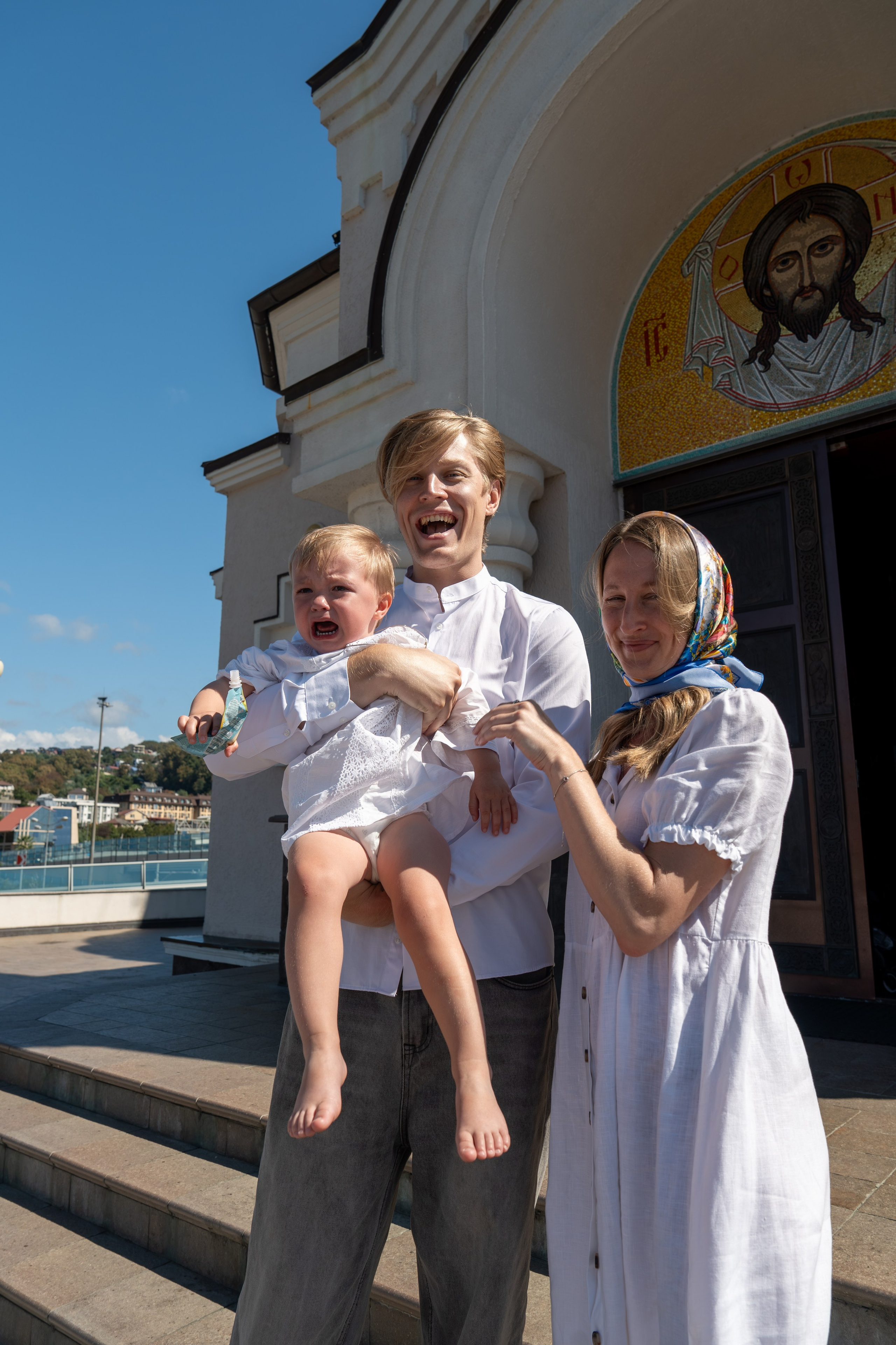 Крещение Матвея. Репортажный фотограф в Красной Поляне и Сочи Павлюченко Екатерина