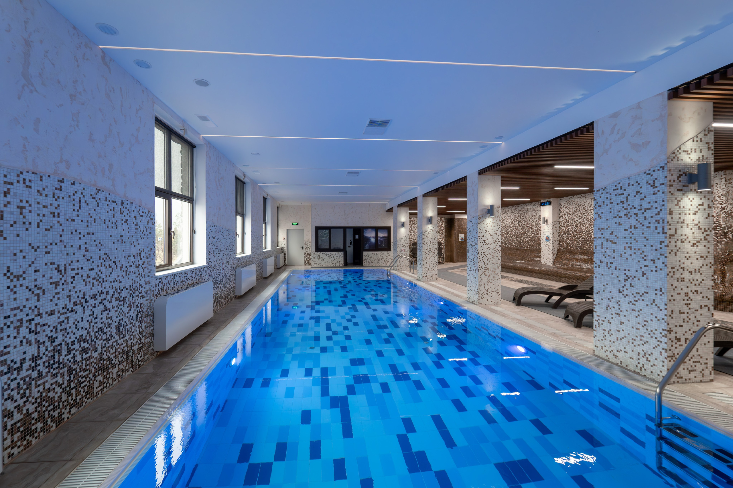 Термальная зона в отеле Rosa Springs. Репортажный фотограф в Красной Поляне и Сочи Павлюченко Екатерина