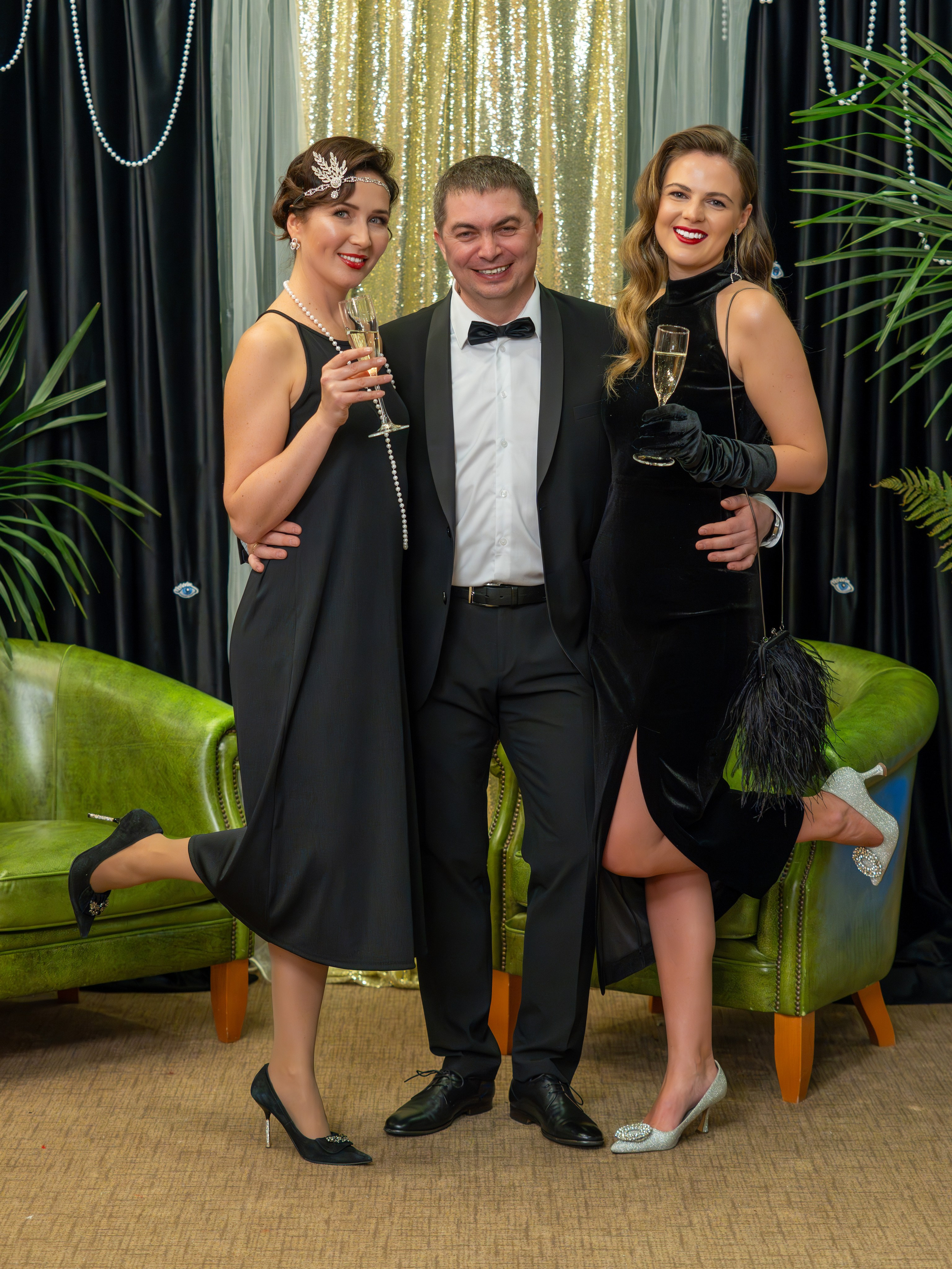 Новый год в стиле Great Gatsby. Репортажный фотограф в Красной Поляне и Сочи Павлюченко Екатерина