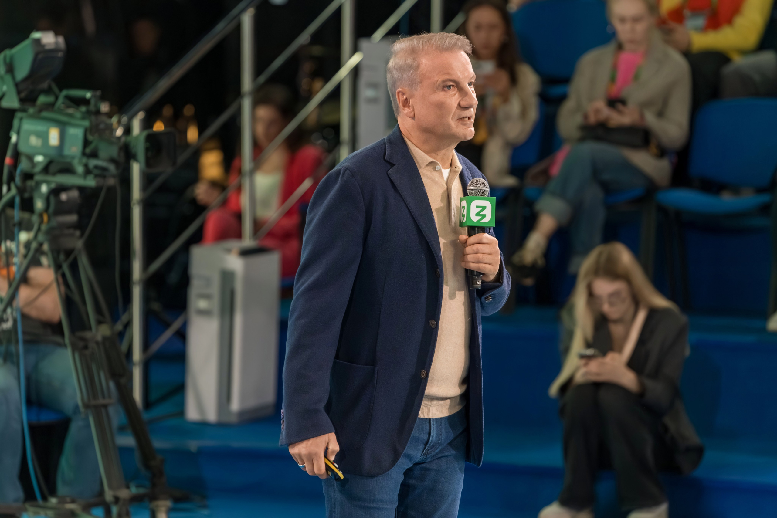 Герман Греф на Всемирном Фестивале Молодежи 2024. Репортажный фотограф в Красной Поляне и Сочи Павлюченко Екатерина