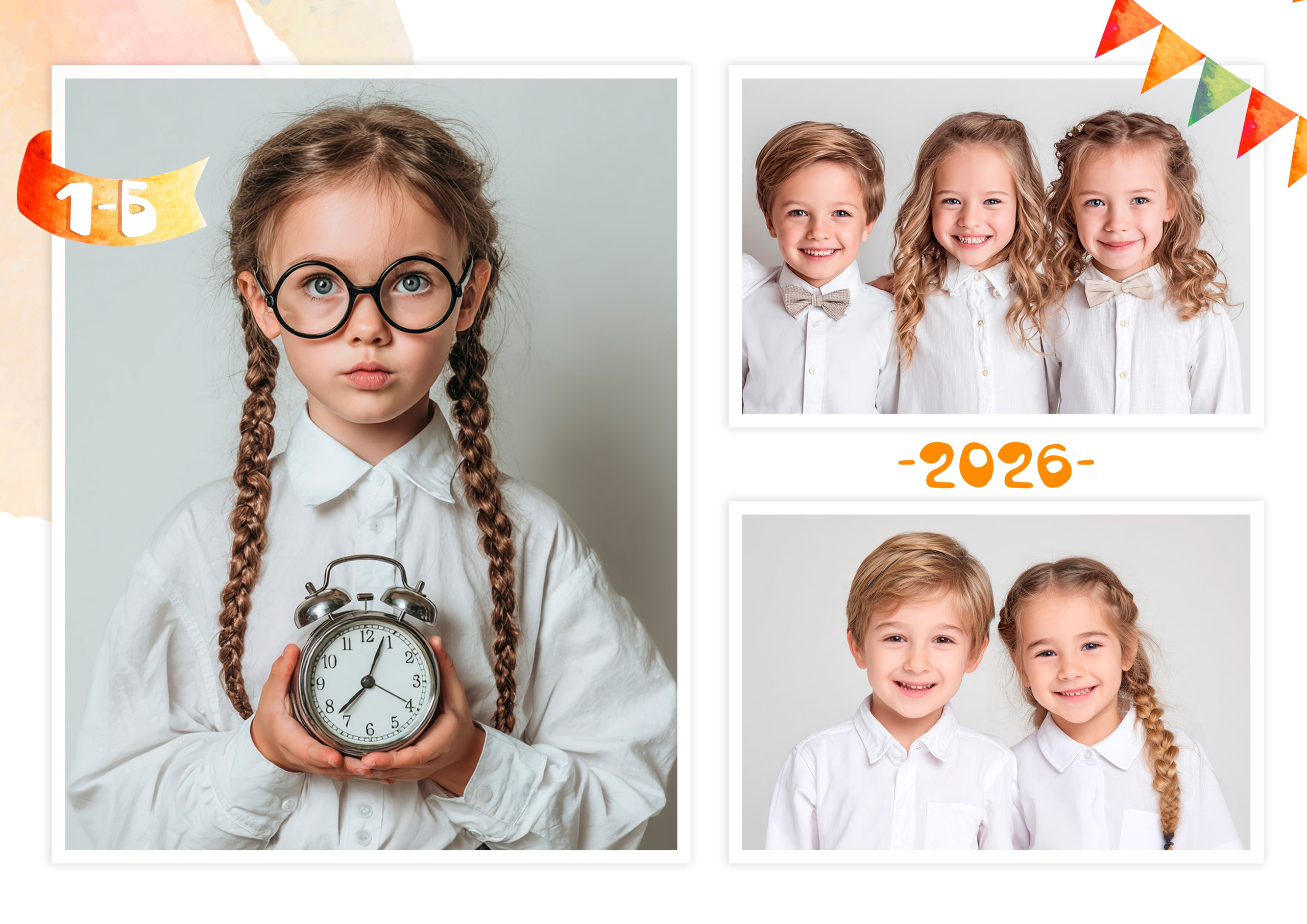 Дизайн альбомов для первоклашек. Семейный и детский фотограф в Туапсинском районе Кузьмичёва Светлана