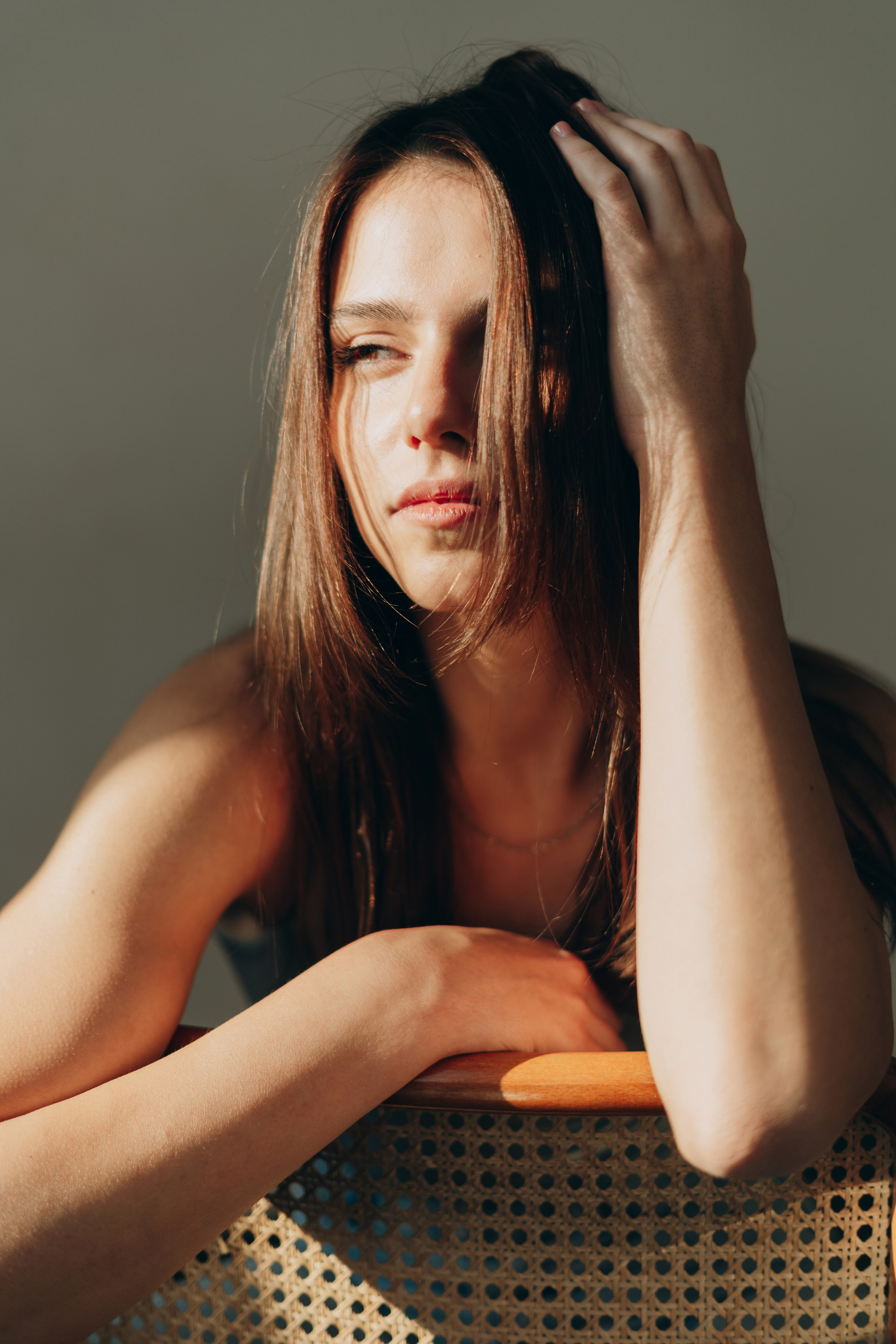 Настя. Модельные тесты. Фотограф Москва Виктория-Антуанетта