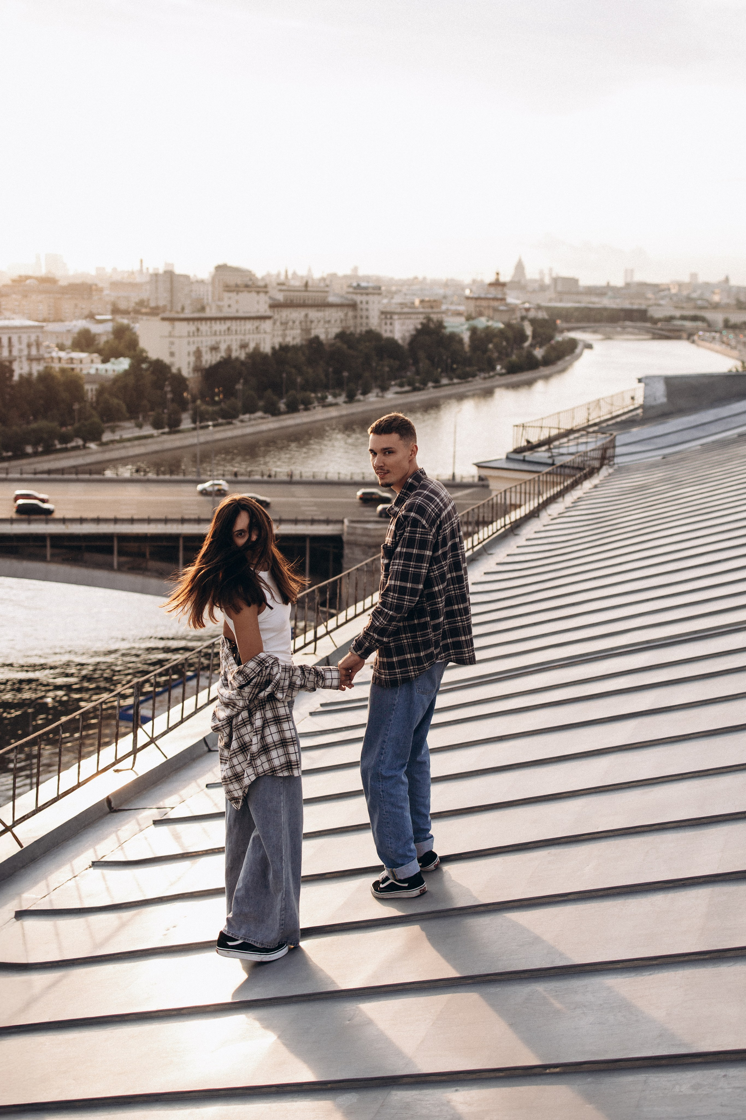Виолетта и Макс на крыше. Семейный фотограф в Москве Марина Петра