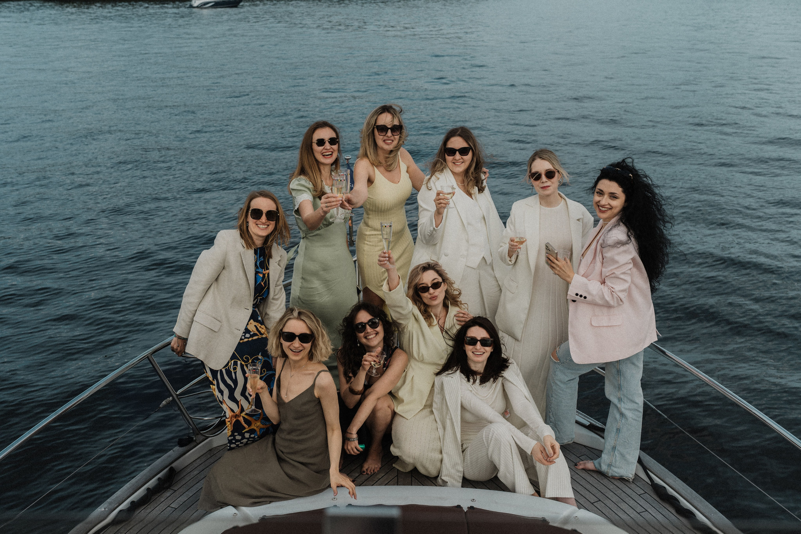 Девичник на яхте. Фотограф в Москве Ангелина Ким