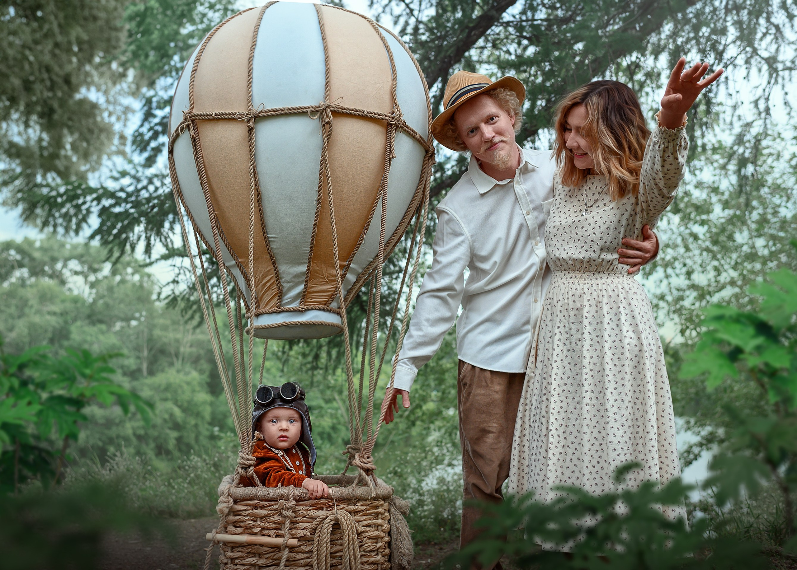 ВОЗДУШНЫЙ ШАР. Семейный фотограф Екатеринбург Лора Мур